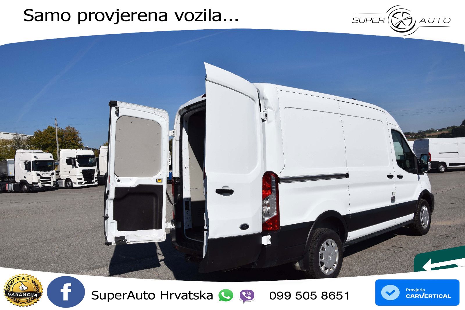 Ford Transit 2.0 L2H2 AHK Klima Tempomat PDC TÜV 01/2 105 KS