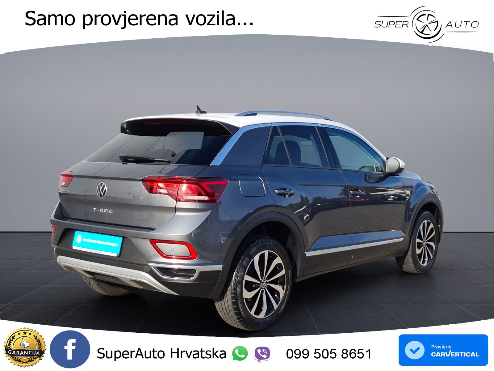 Volkswagen T-Roc 1.5 TSI (150 KS) DSG LED+GR SJED+ACC
