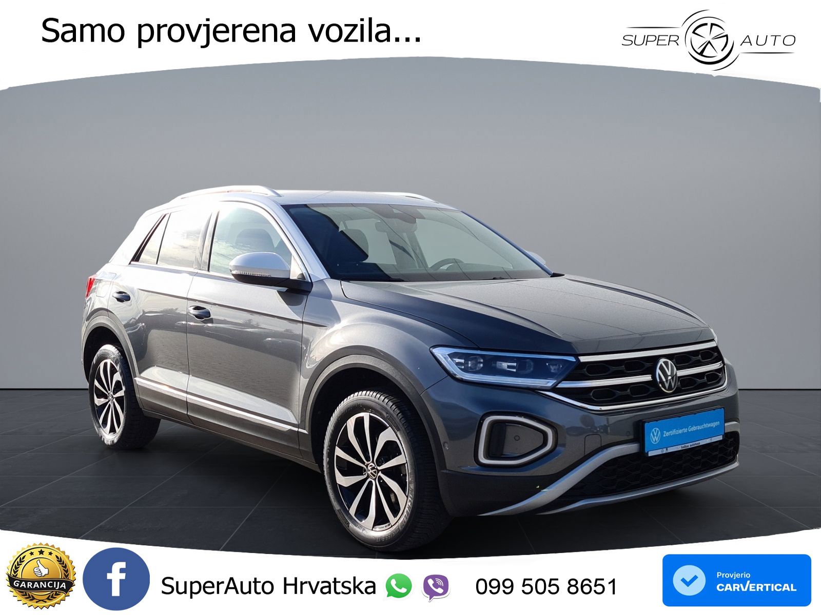 Volkswagen T-Roc 1.5 TSI (150 KS) DSG LED+GR SJED+ACC