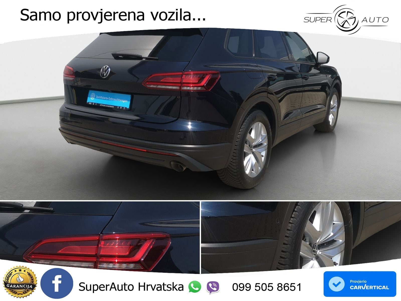Volkswagen Touareg 3.0 V6 TDI (231 KS) 4MOTION Tiptronic ZRAČNI+ACC+GR SJED+KAM