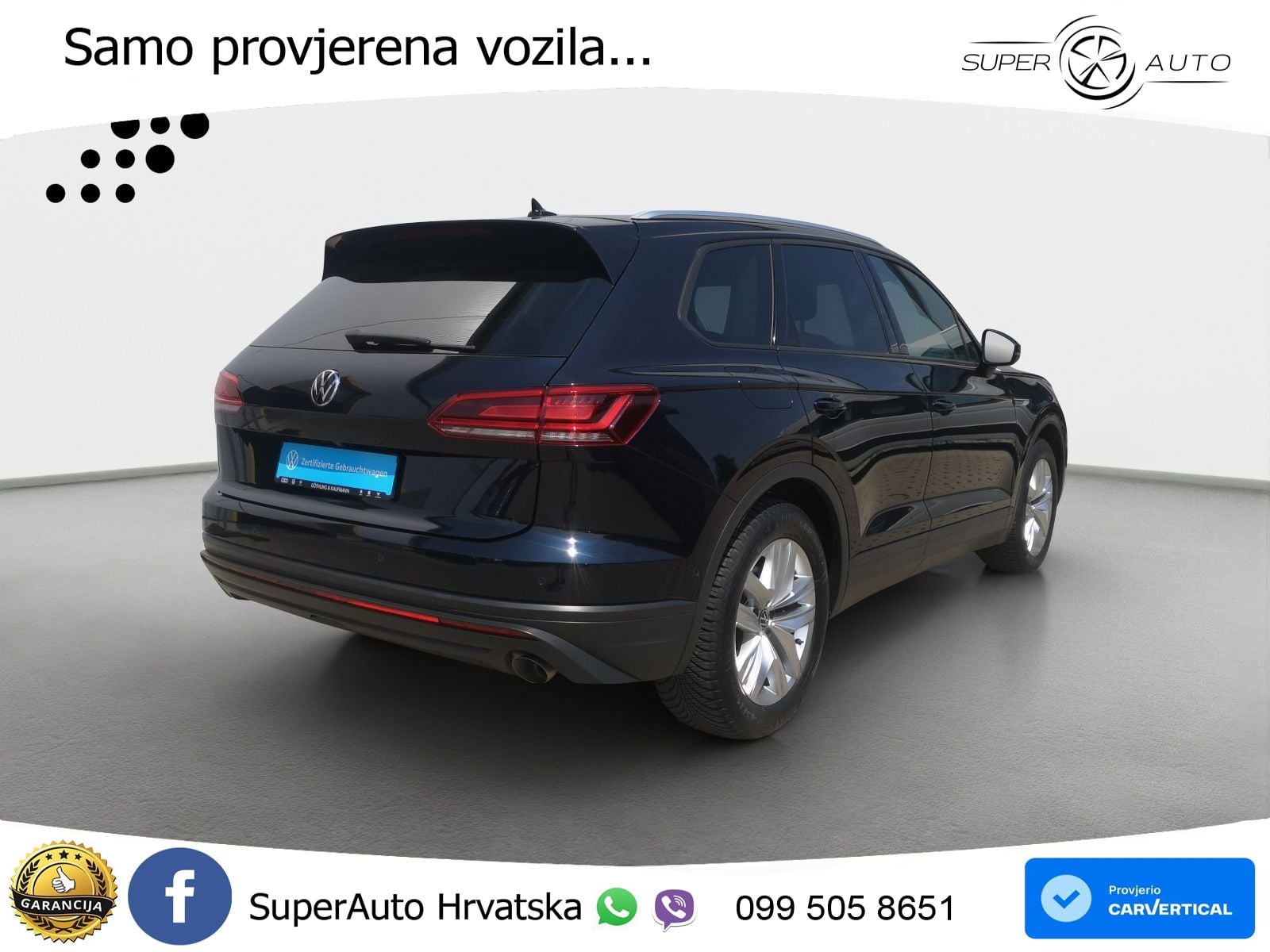 Volkswagen Touareg 3.0 V6 TDI (231 KS) 4MOTION Tiptronic ZRAČNI+ACC+GR SJED+KAM