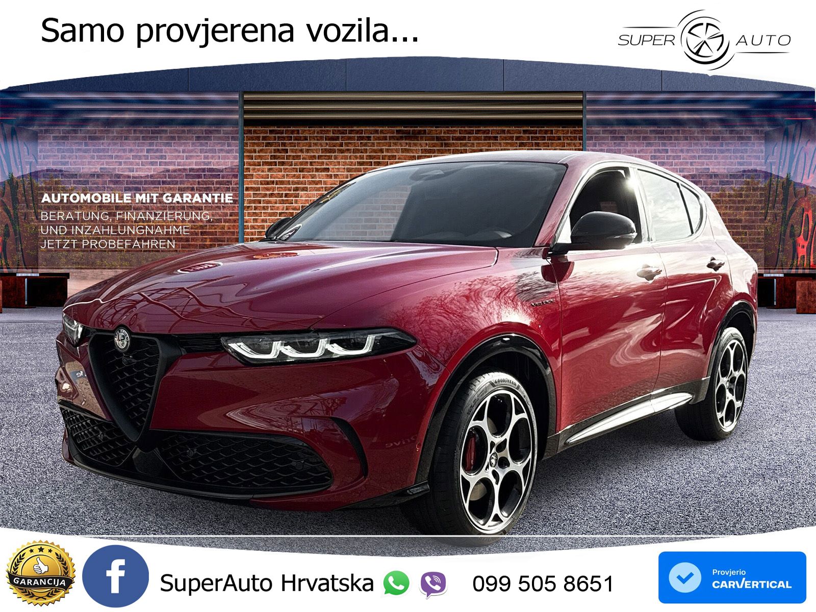 Alfa Romeo Tonale 1.5 VGT (160 KS) 48V-Hybrid TCT LED+GR SJED+ACC