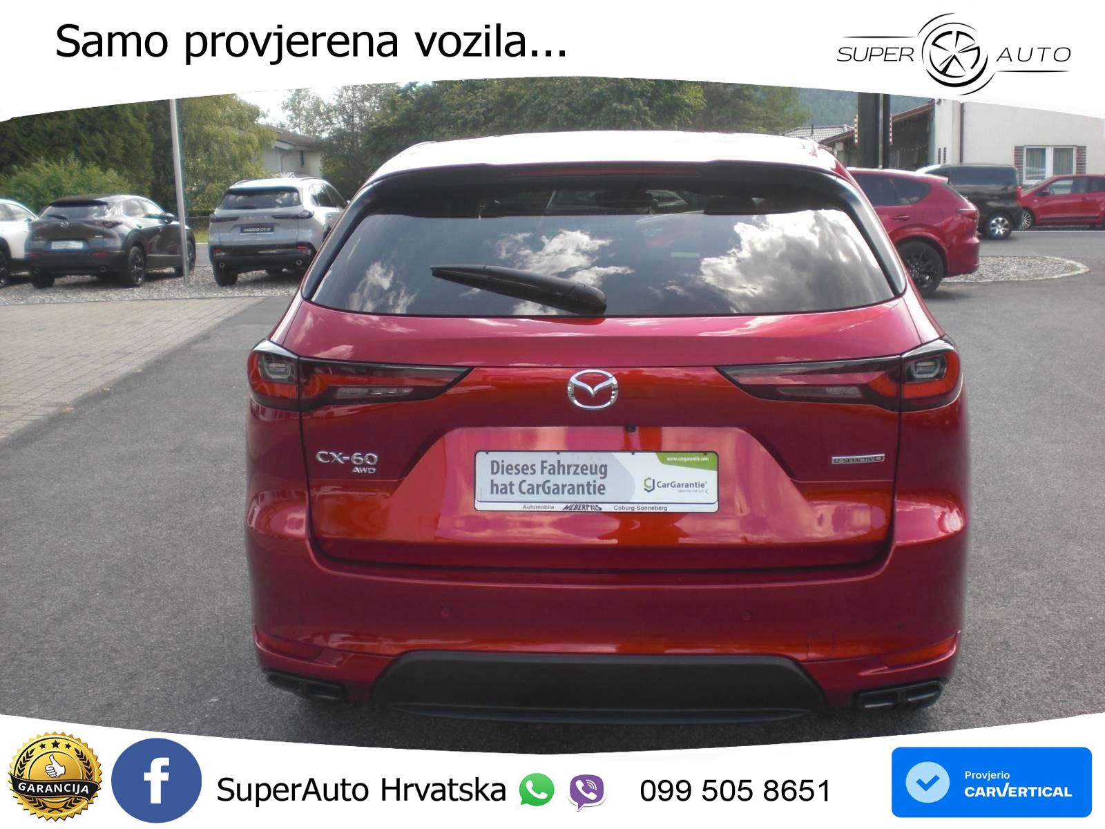 Mazda CX-60 3.3 e-Skyactiv D (254 KS) AWD Automatic LED+GR SJED+ACC