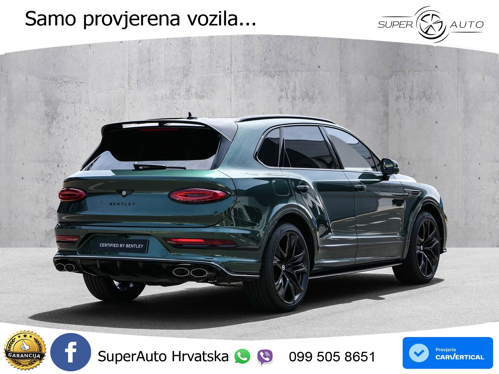 Bentley Bentayga Speed 4.0 V8 (650 KS) AWD Automatic LED+GR SJED+ACC