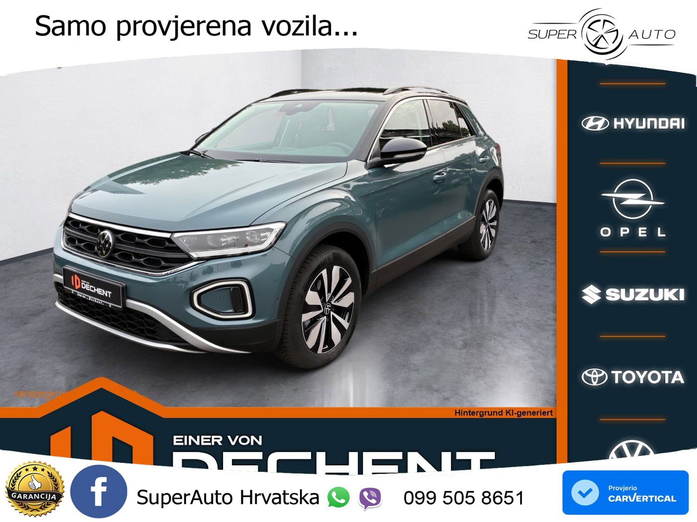 Volkswagen T-Roc 1.5 TSI (150 KS) DSG LED+GR SJED+ACC