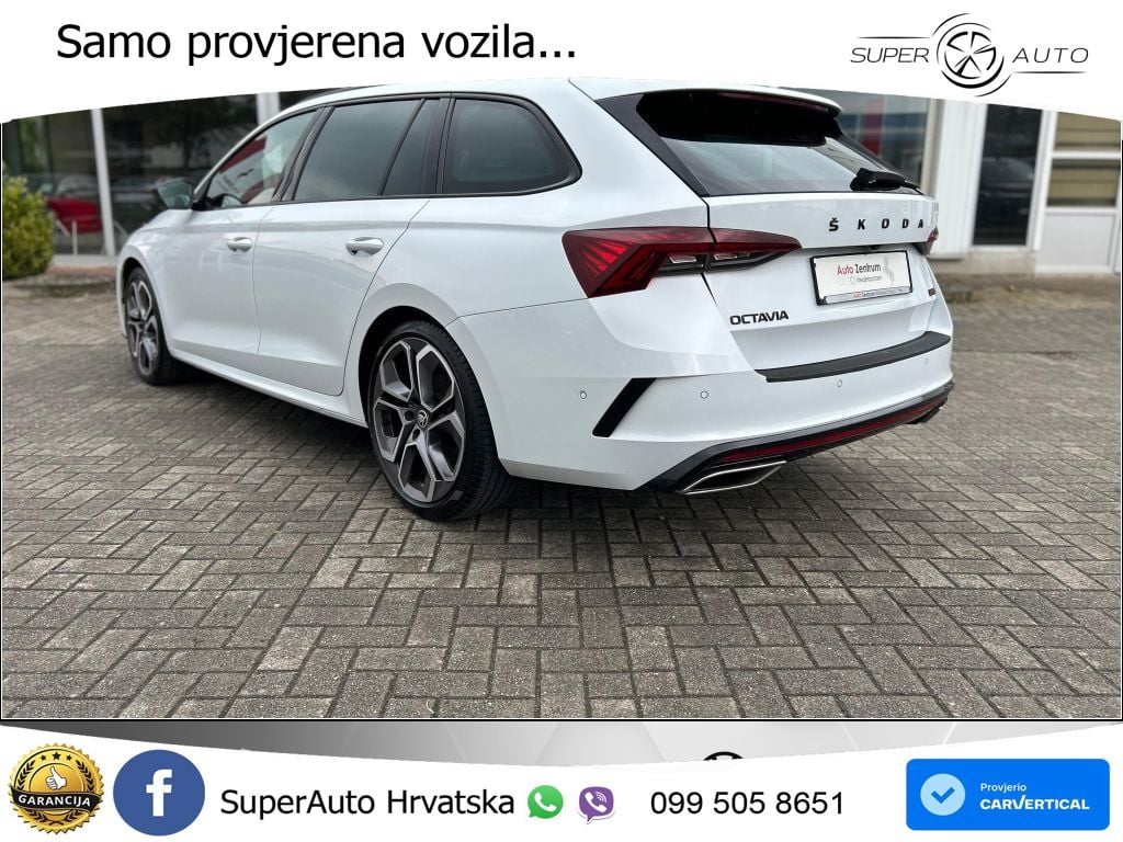 Škoda Octavia Combi RS 2.0 TDI (200 KS) DSG LED+GR SJED+ACC