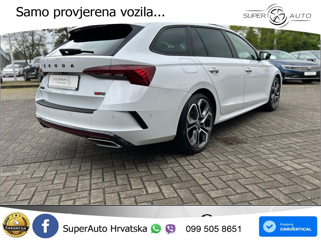 Škoda Octavia Combi RS 2.0 TDI (200 KS) DSG LED+GR SJED+ACC
