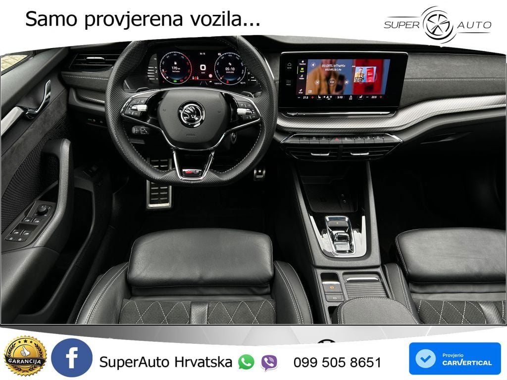 Škoda Octavia Combi RS 2.0 TDI (200 KS) DSG LED+GR SJED+ACC