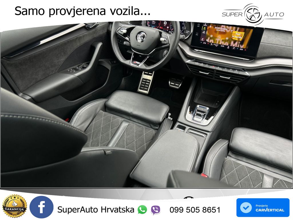 Škoda Octavia Combi RS 2.0 TDI (200 KS) DSG LED+GR SJED+ACC