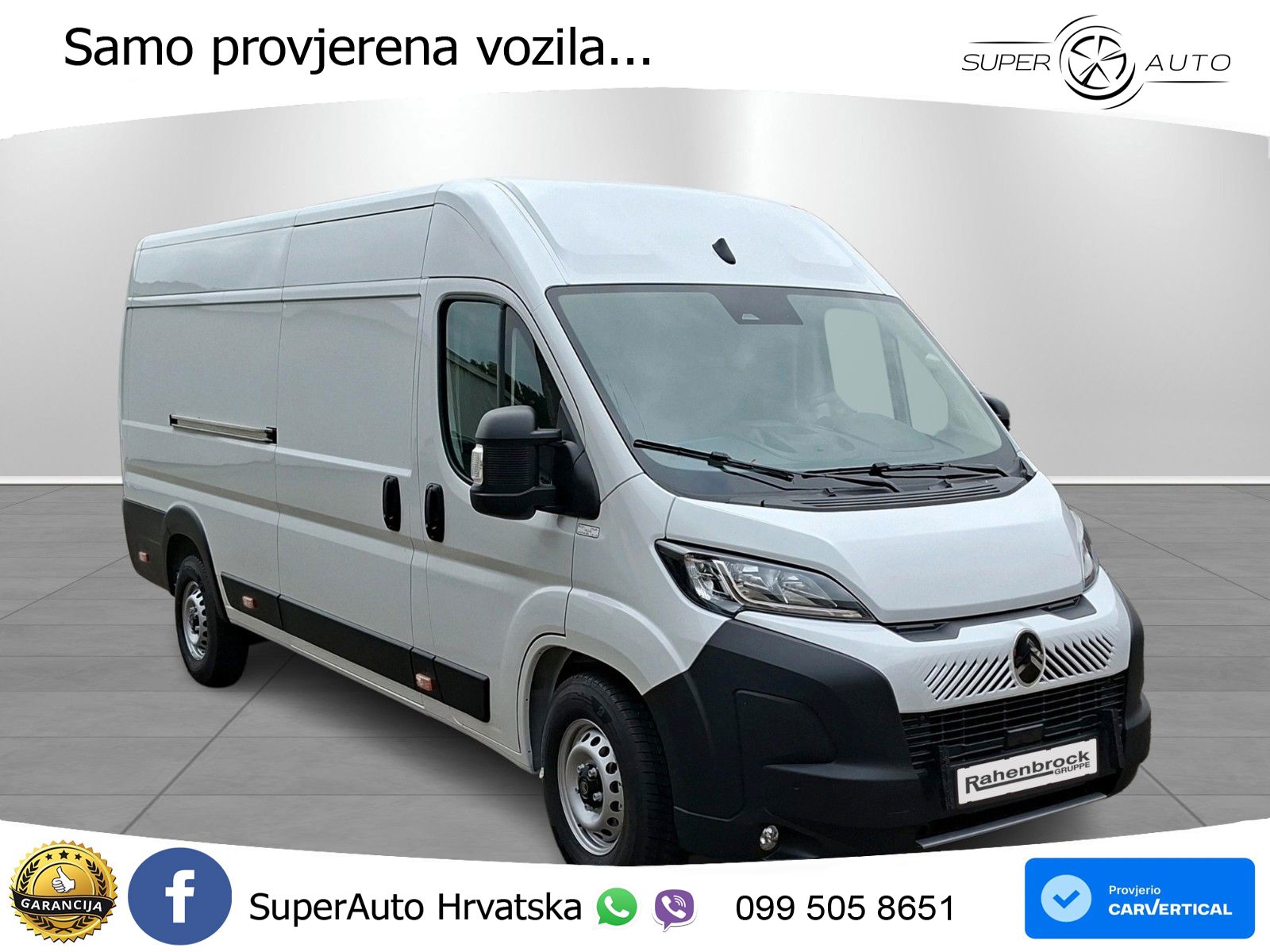 Citroën Jumper Kasten L4H2 Diesel 140 MT6 Heavy 3.5T 140 KS