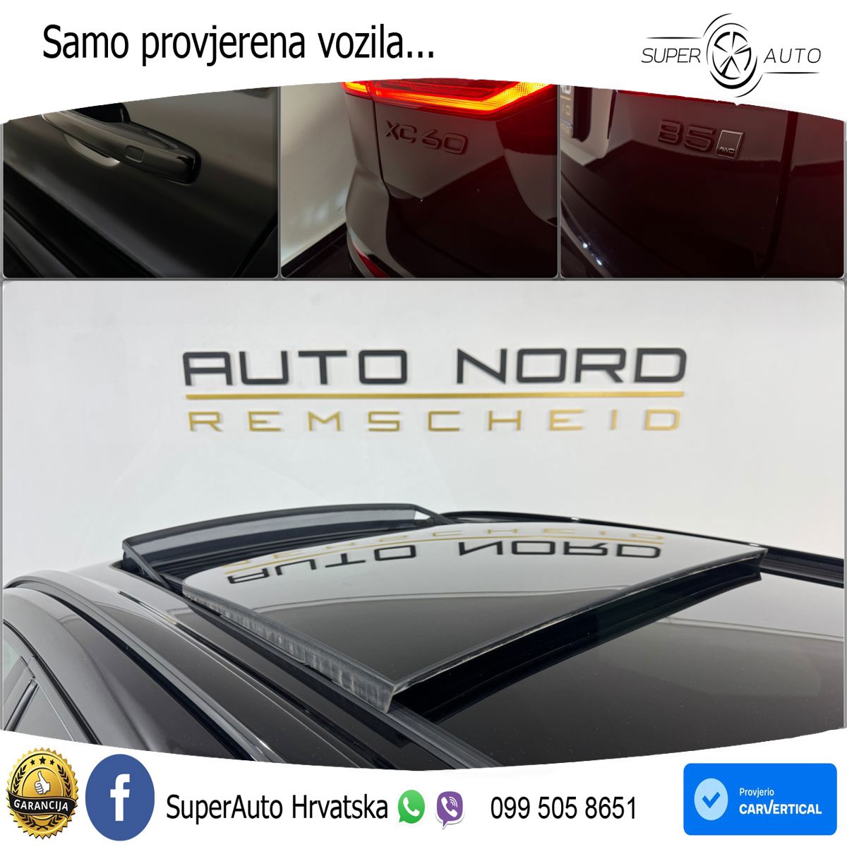 Volvo XC60 B5 Benzin AWD Geartronic ACC+HEAD+GR SJED+360+PANO