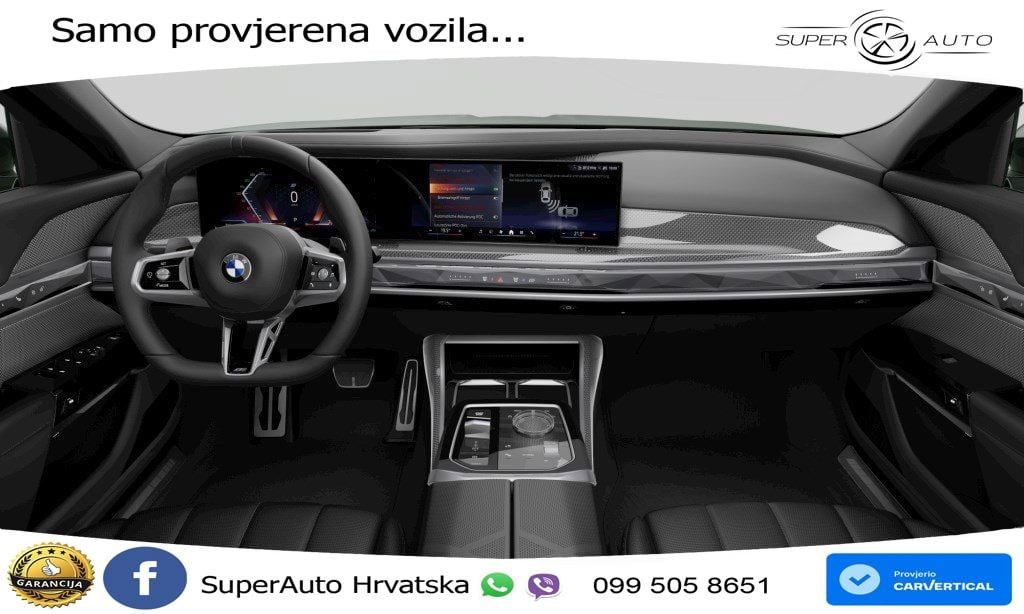 BMW 740d (299 KS) xDrive Steptronic M Sport ZRAČNI+ACC+GR SJED+KAM+PANO