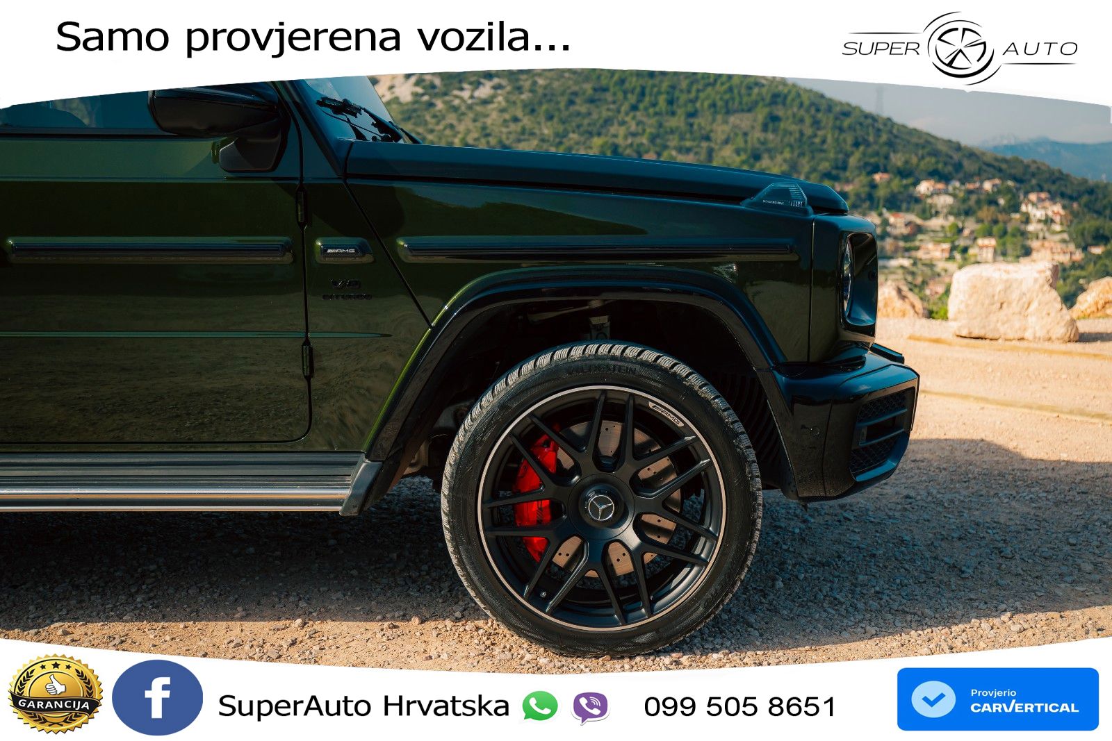 Mercedes AMG G 63 Long V8 (585 KS) 4MATIC 9G-TRONIC AMG SPEEDSHIFT PLUS LED+GR SJED+ACC