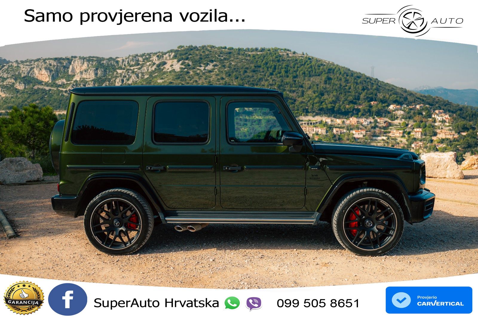 Mercedes AMG G 63 Long V8 (585 KS) 4MATIC 9G-TRONIC AMG SPEEDSHIFT PLUS LED+GR SJED+ACC
