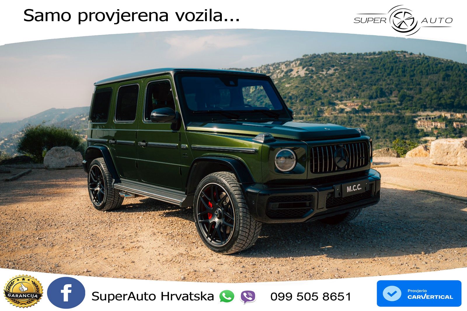 Mercedes AMG G 63 Long V8 (585 KS) 4MATIC 9G-TRONIC AMG SPEEDSHIFT PLUS LED+GR SJED+ACC
