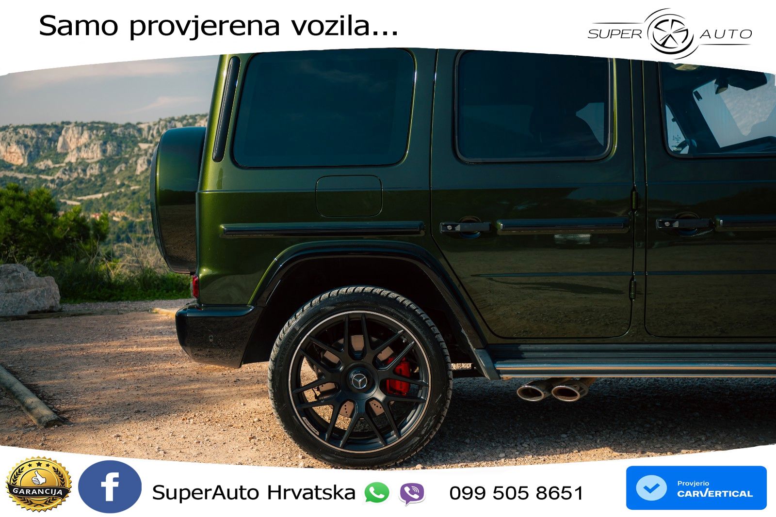 Mercedes AMG G 63 Long V8 (585 KS) 4MATIC 9G-TRONIC AMG SPEEDSHIFT PLUS LED+GR SJED+ACC