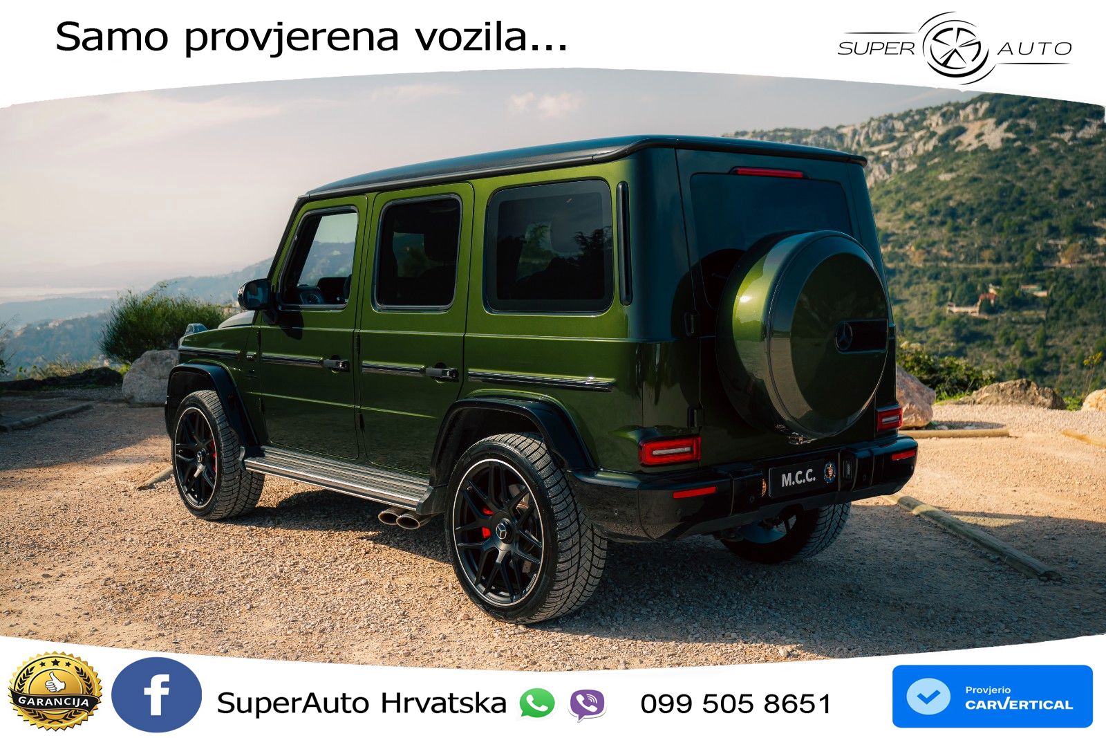 Mercedes AMG G 63 Long V8 (585 KS) 4MATIC 9G-TRONIC AMG SPEEDSHIFT PLUS LED+GR SJED+ACC
