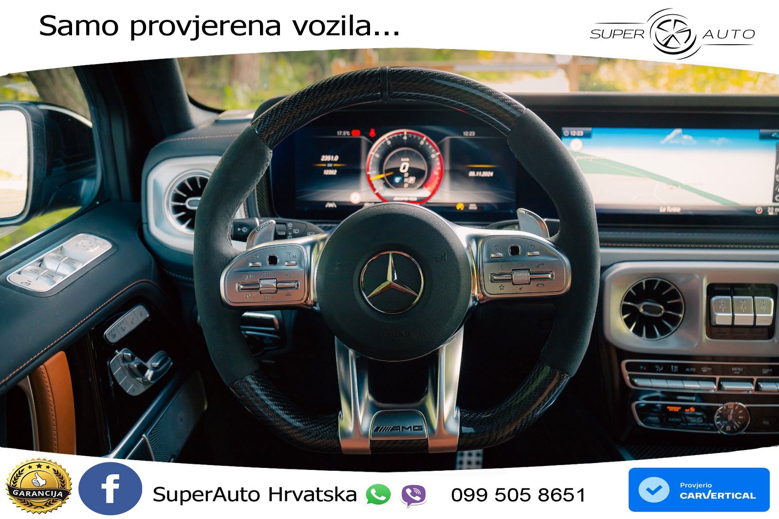 Mercedes AMG G 63 Long V8 (585 KS) 4MATIC 9G-TRONIC AMG SPEEDSHIFT PLUS LED+GR SJED+ACC