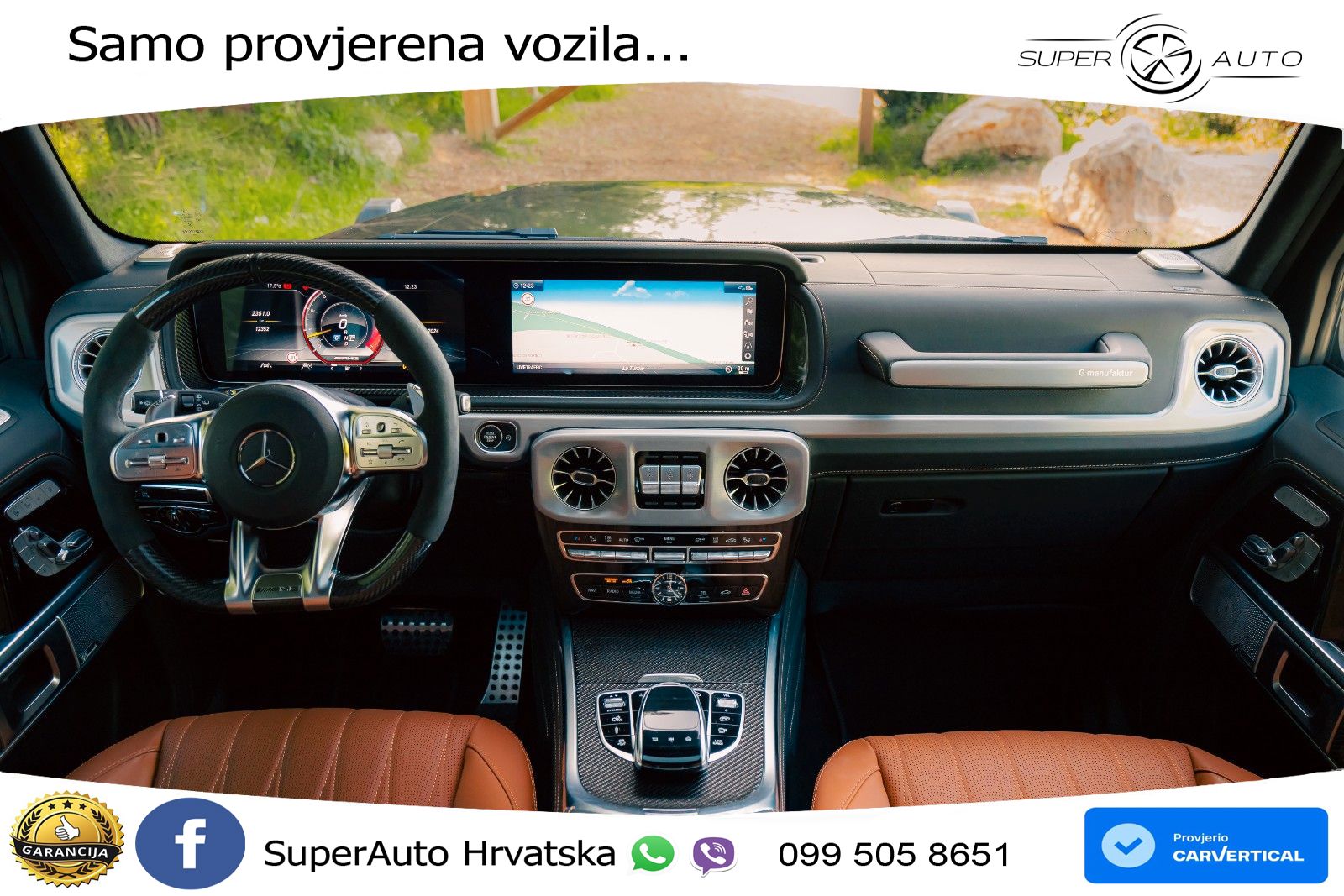 Mercedes AMG G 63 Long V8 (585 KS) 4MATIC 9G-TRONIC AMG SPEEDSHIFT PLUS LED+GR SJED+ACC