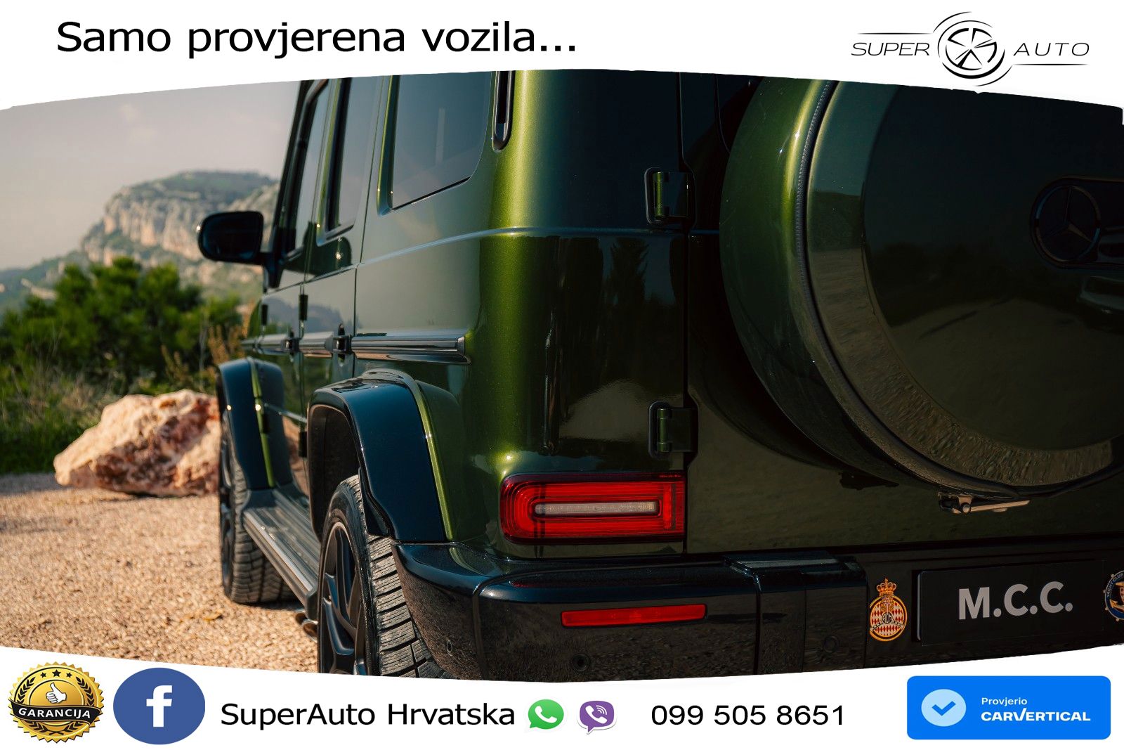 Mercedes AMG G 63 Long V8 (585 KS) 4MATIC 9G-TRONIC AMG SPEEDSHIFT PLUS LED+GR SJED+ACC