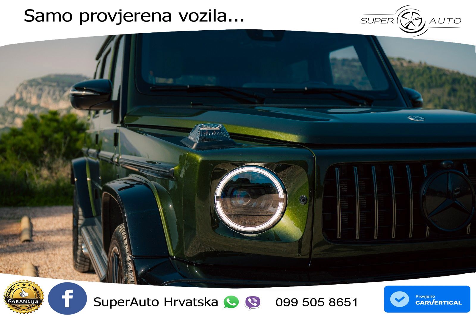 Mercedes AMG G 63 Long V8 (585 KS) 4MATIC 9G-TRONIC AMG SPEEDSHIFT PLUS LED+GR SJED+ACC