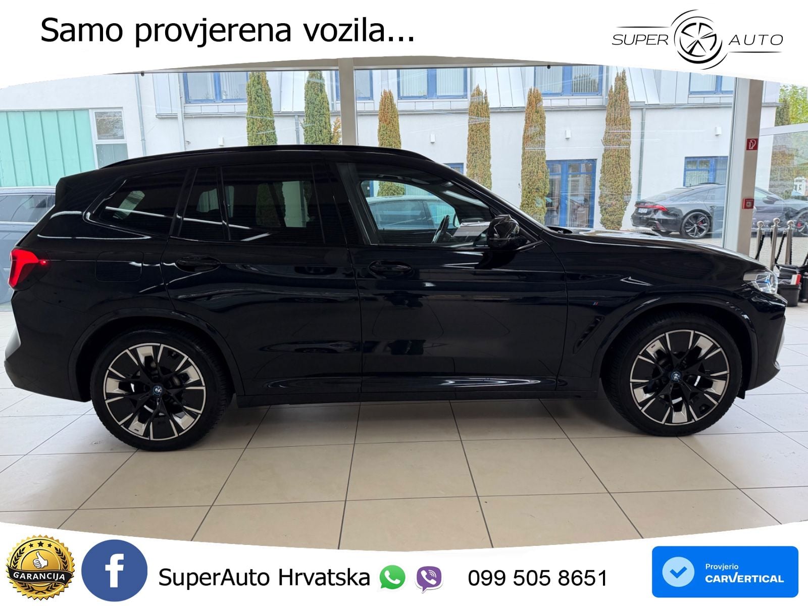 BMW iX3 80 kWh (286 KS) M Sport LED+GR SJED+ACC