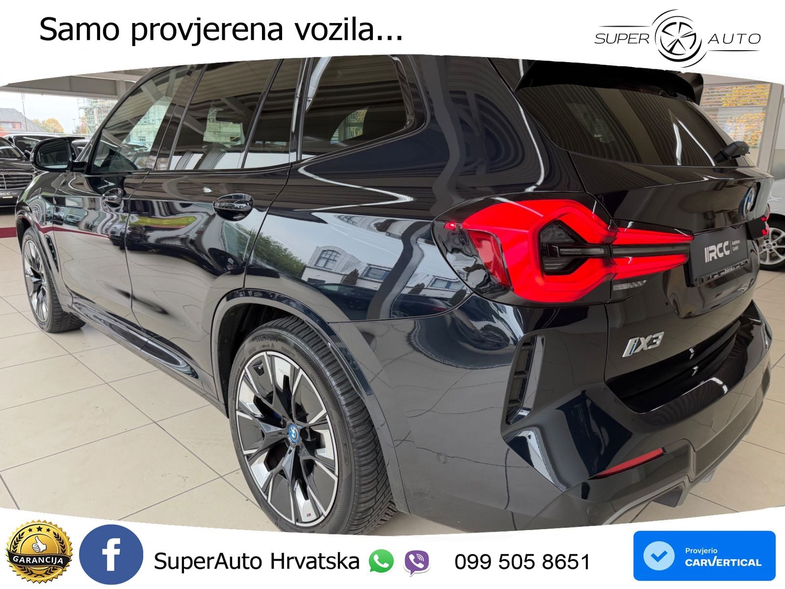 BMW iX3 80 kWh (286 KS) M Sport LED+GR SJED+ACC