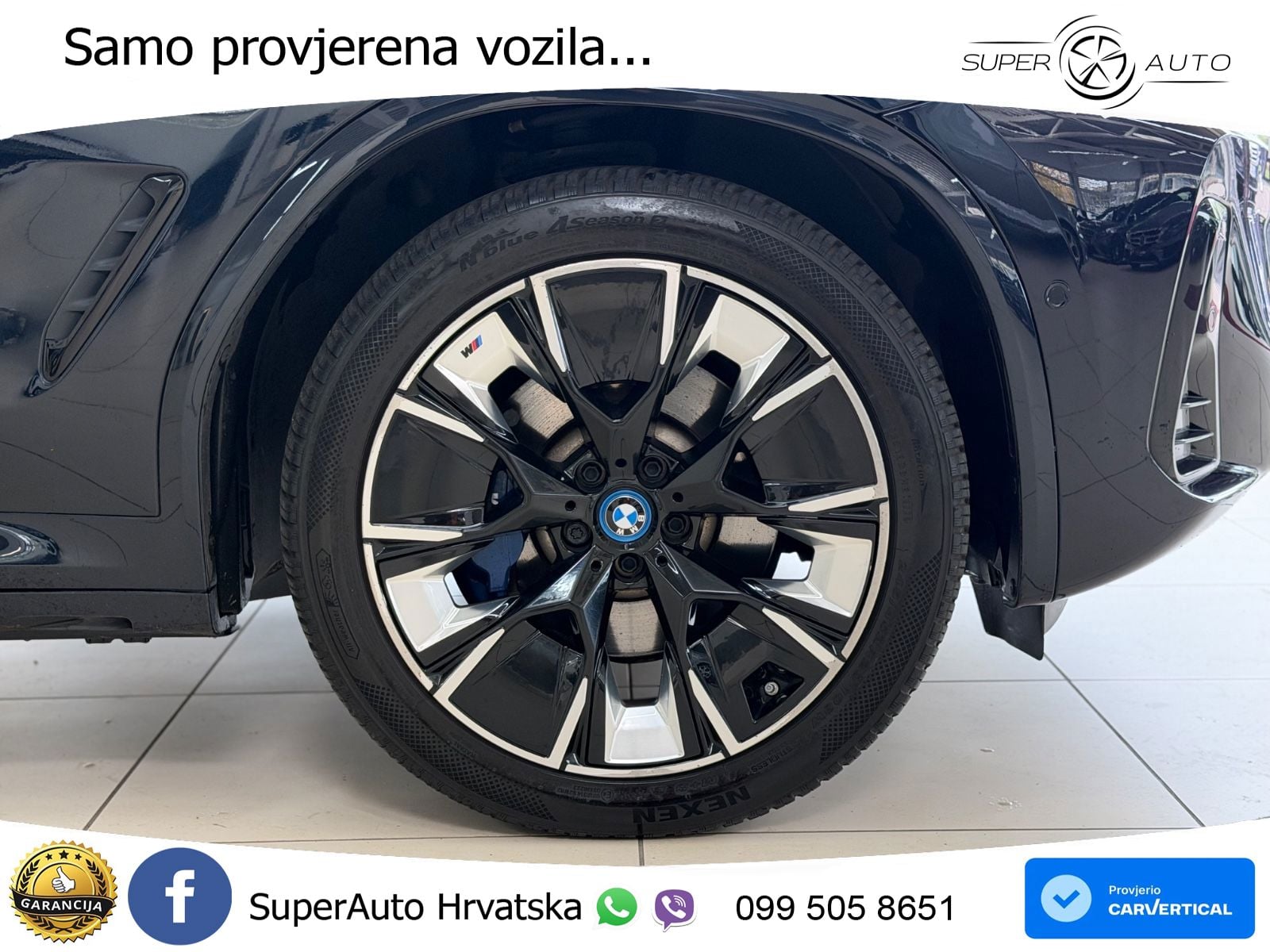 BMW iX3 80 kWh (286 KS) M Sport LED+GR SJED+ACC