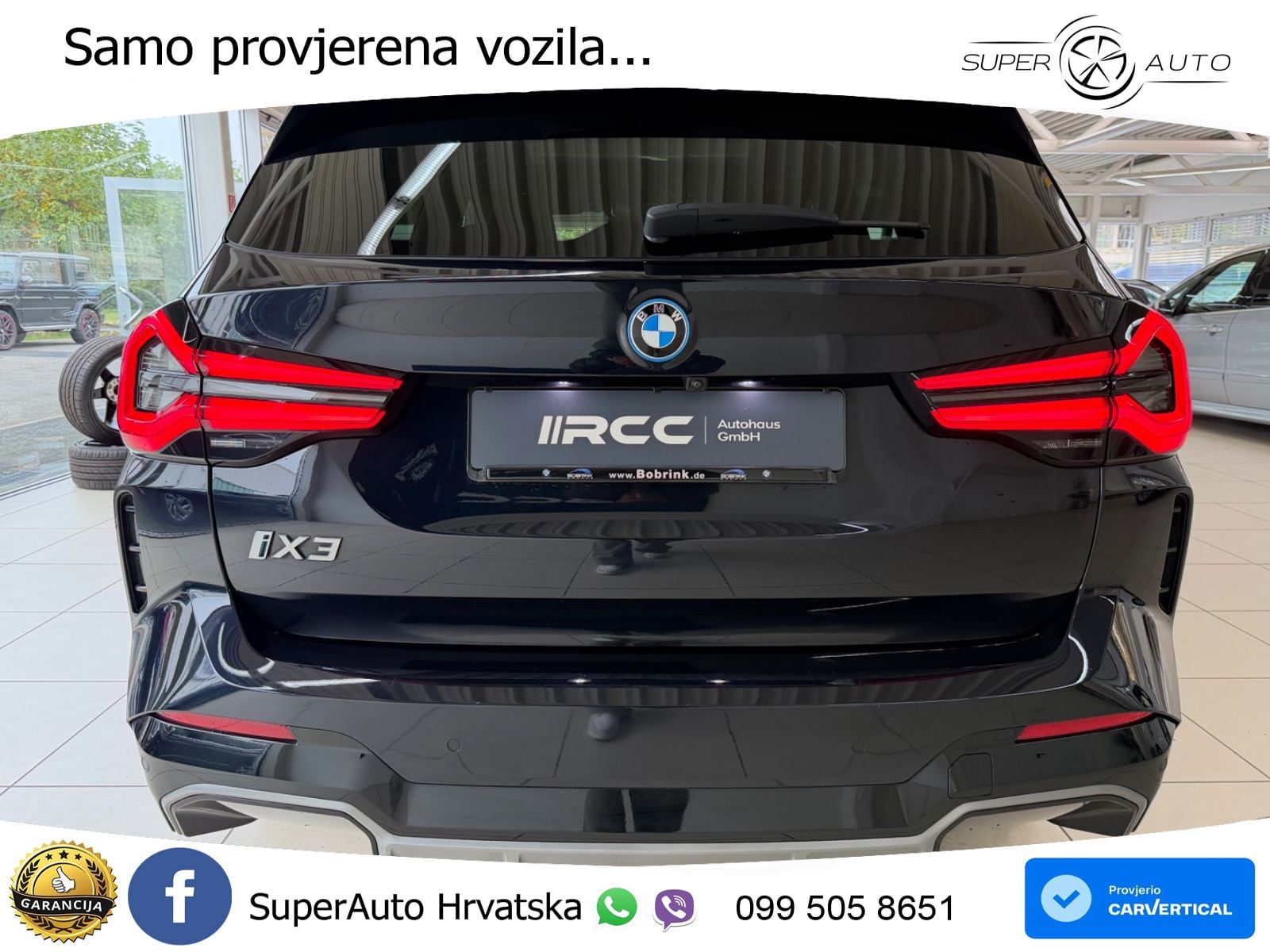 BMW iX3 80 kWh (286 KS) M Sport LED+GR SJED+ACC