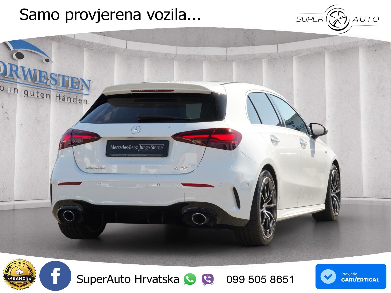 Mercedes-Benz AMG A 35 4MATIC AMG SPEEDSHIFT DCT ACC+HEAD+GR SJED+360+PANO