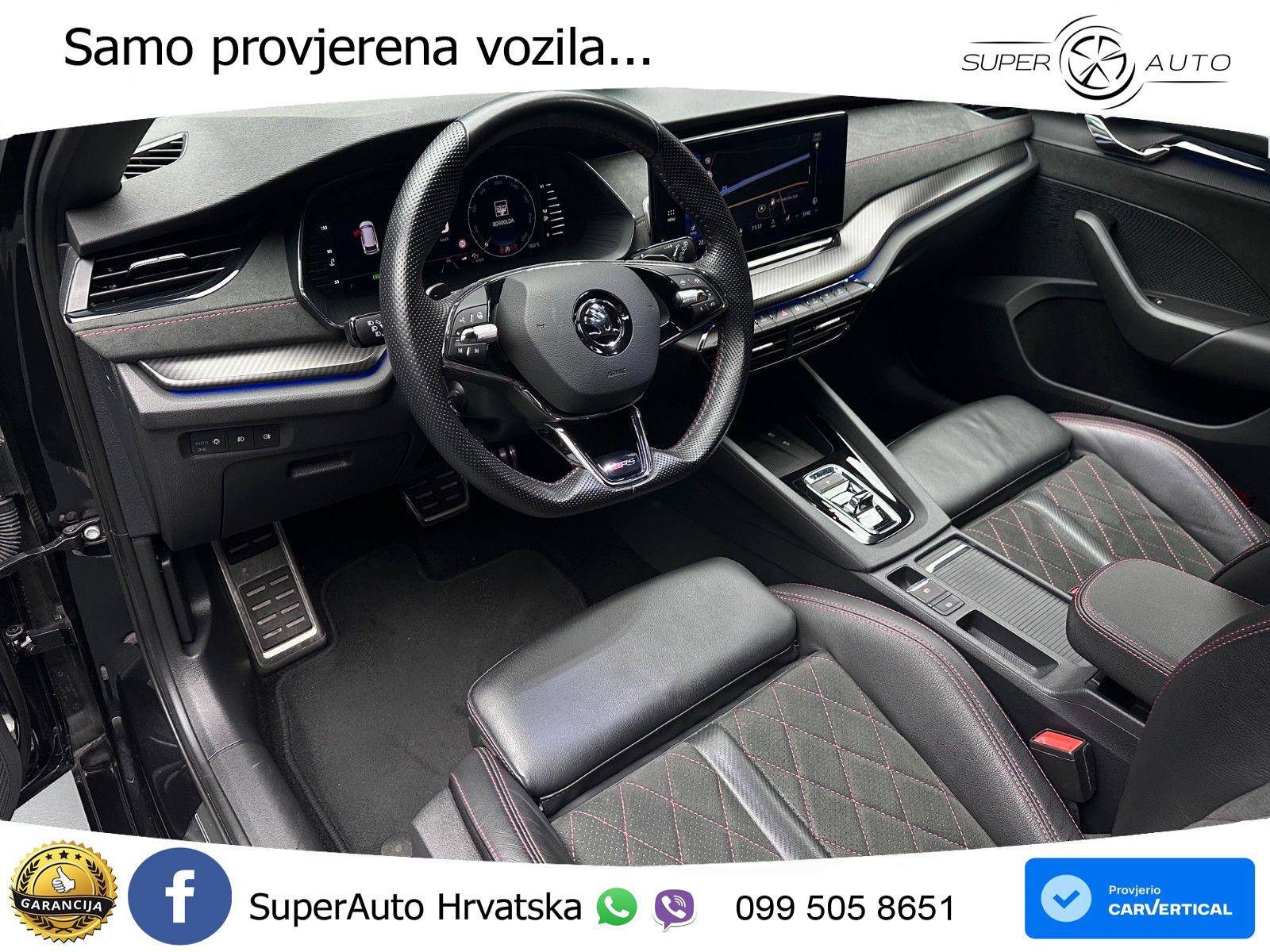 Škoda Octavia Combi RS 2.0 TDI (200 KS) DSG LED+GR SJED+ACC