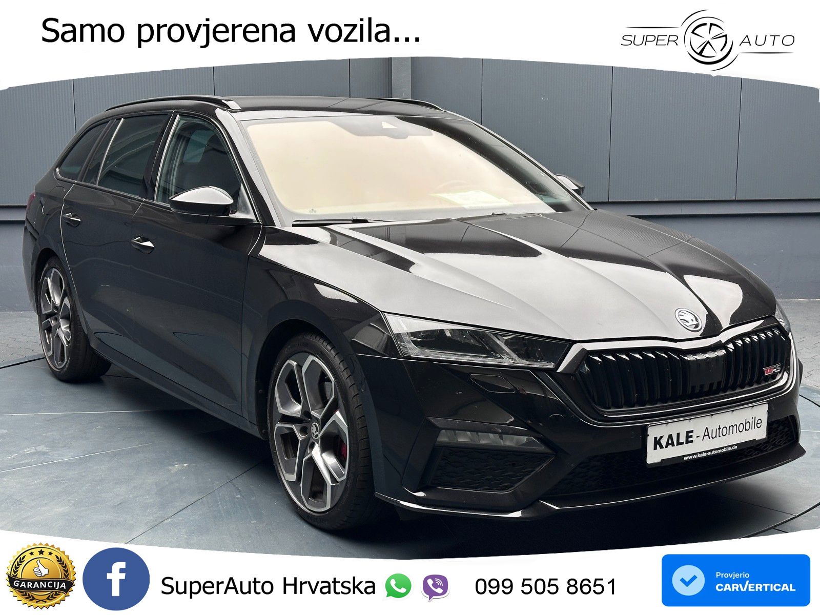 Škoda Octavia Combi RS 2.0 TDI (200 KS) DSG LED+GR SJED+ACC