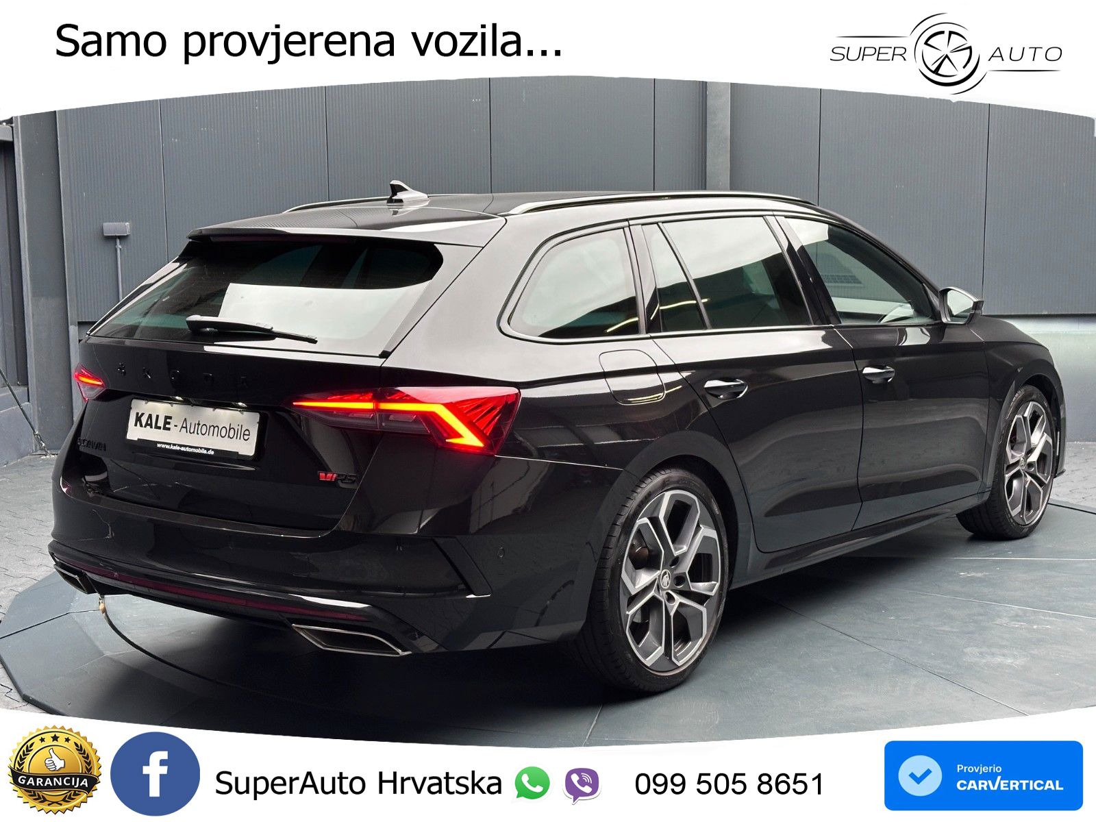 Škoda Octavia Combi RS 2.0 TDI (200 KS) DSG LED+GR SJED+ACC