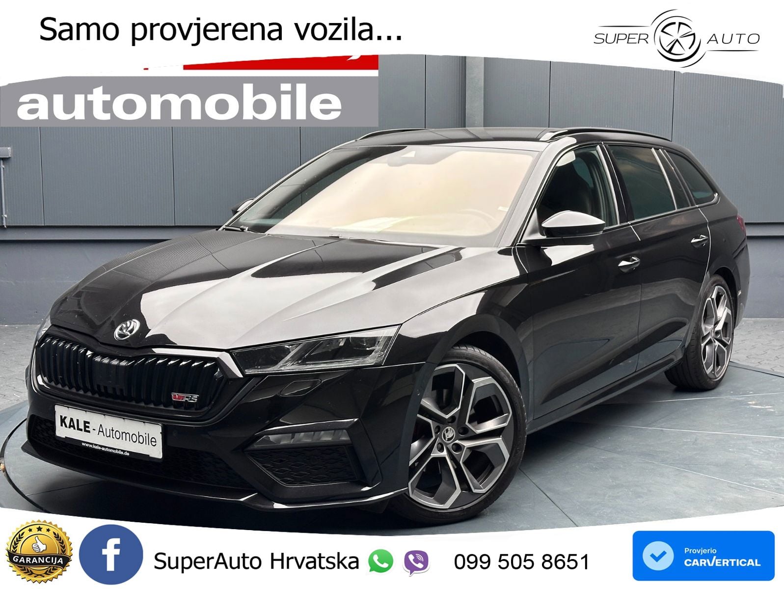 Škoda Octavia Combi RS 2.0 TDI (200 KS) DSG LED+GR SJED+ACC