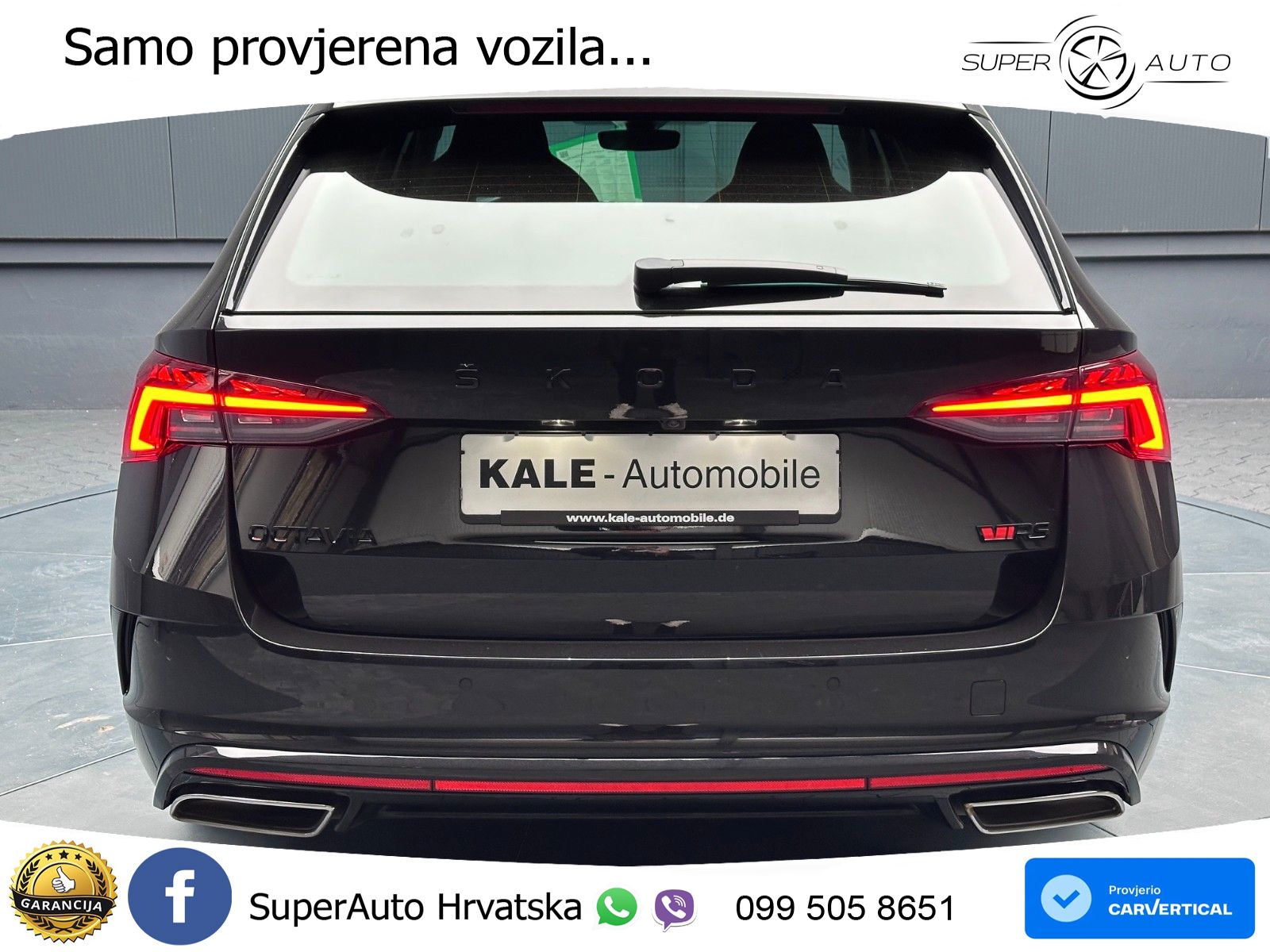 Škoda Octavia Combi RS 2.0 TDI (200 KS) DSG LED+GR SJED+ACC