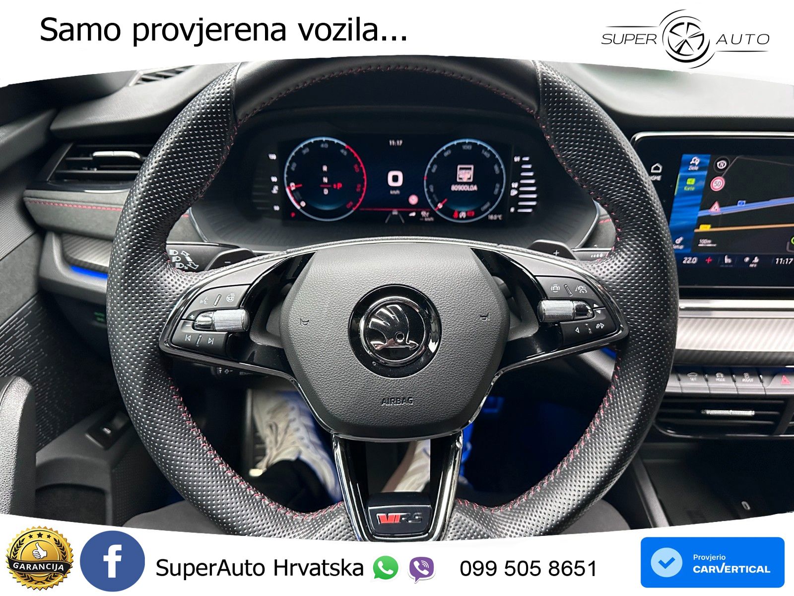Škoda Octavia Combi RS 2.0 TDI (200 KS) DSG LED+GR SJED+ACC