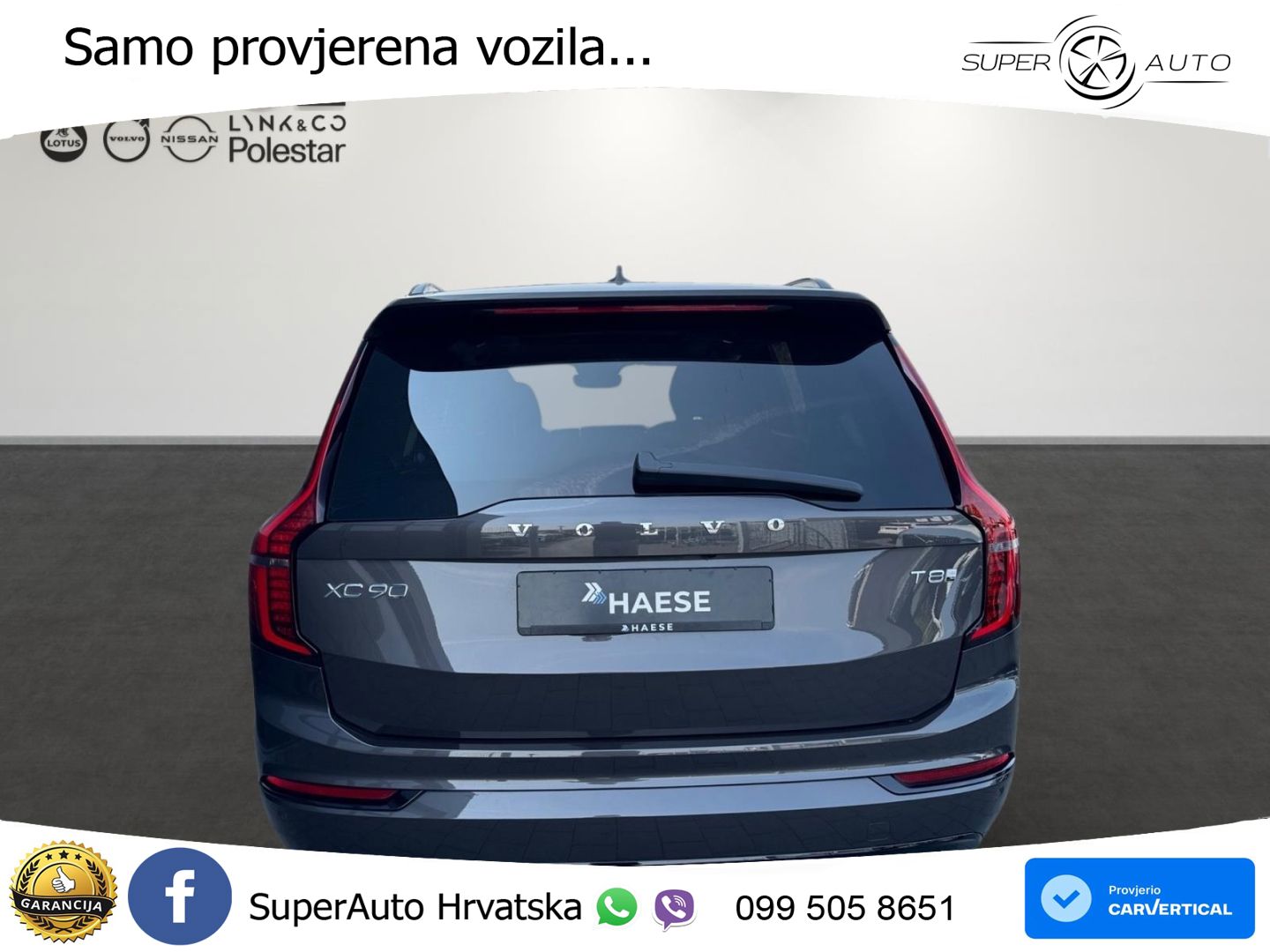 Volvo XC90 2.0 T8 AWD Automatic ACC+HEAD+4xGR SJED+360+PANO