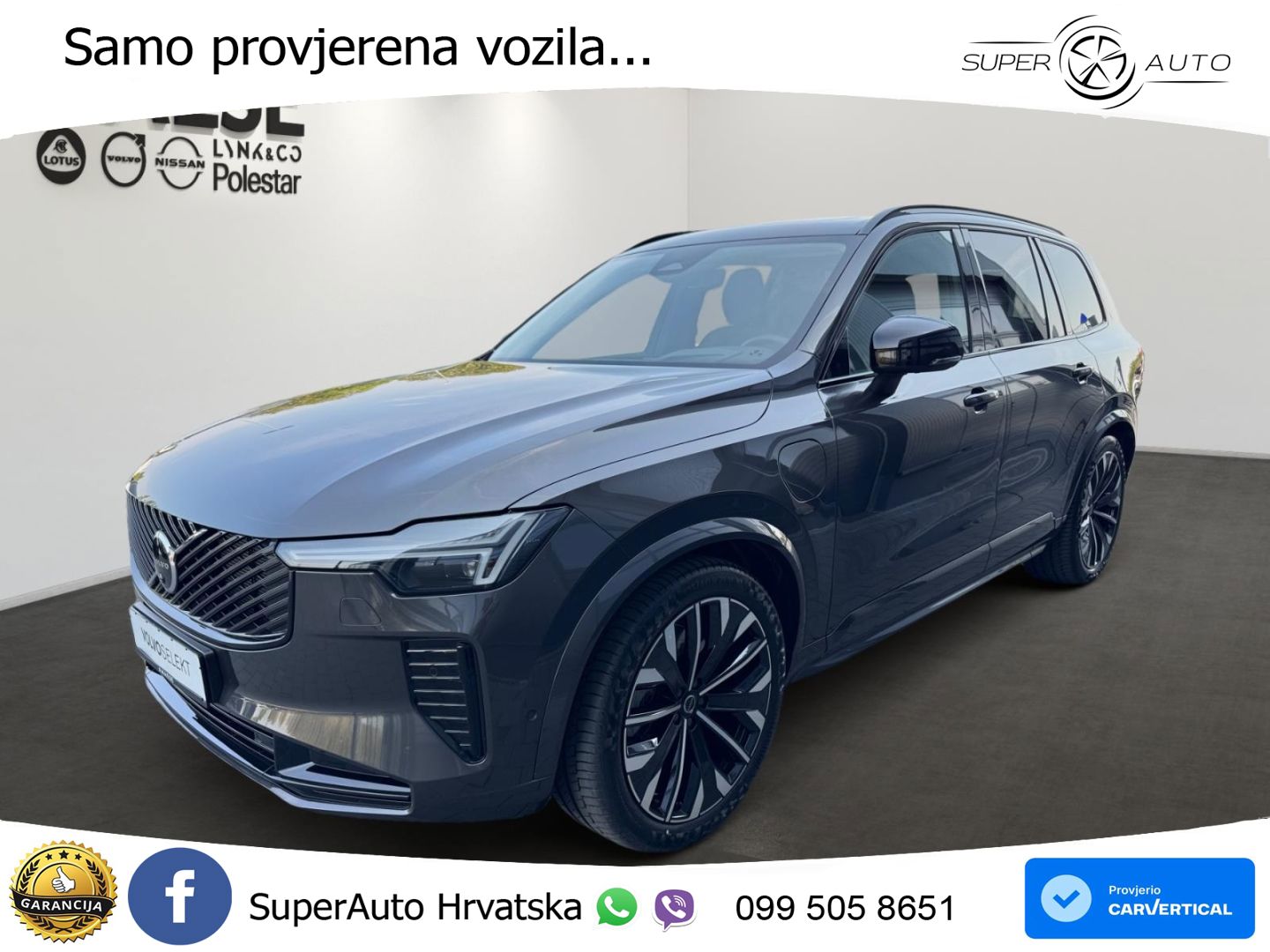 Volvo XC90 2.0 T8 AWD Automatic ACC+HEAD+4xGR SJED+360+PANO