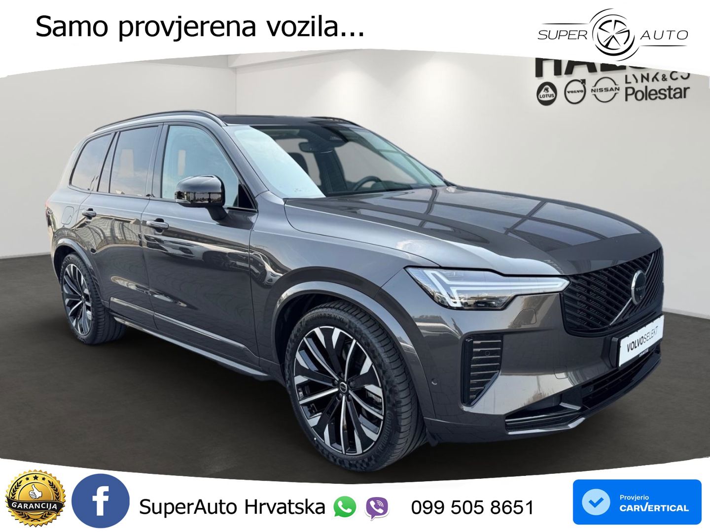 Volvo XC90 2.0 T8 AWD Automatic ACC+HEAD+4xGR SJED+360+PANO
