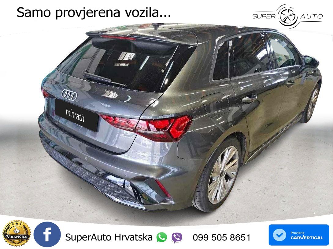 Audi A3 35 TFSI (150 KS) S tronic S line LED+GR SJED+ACC
