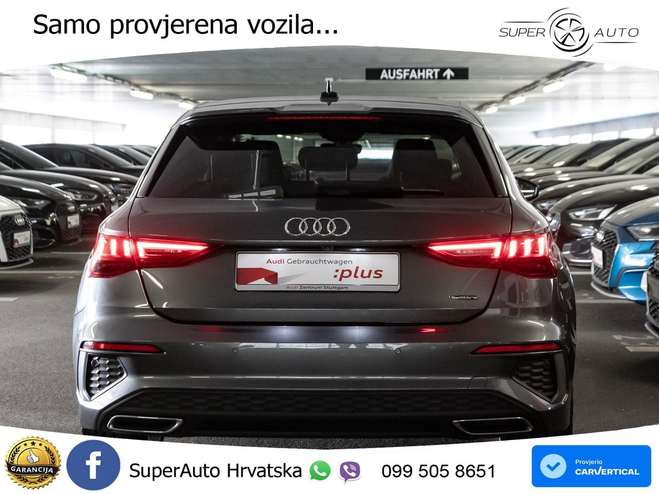 Audi A3 40 TDI (200 KS) quattro S tronic S line LED+GR SJED+ACC