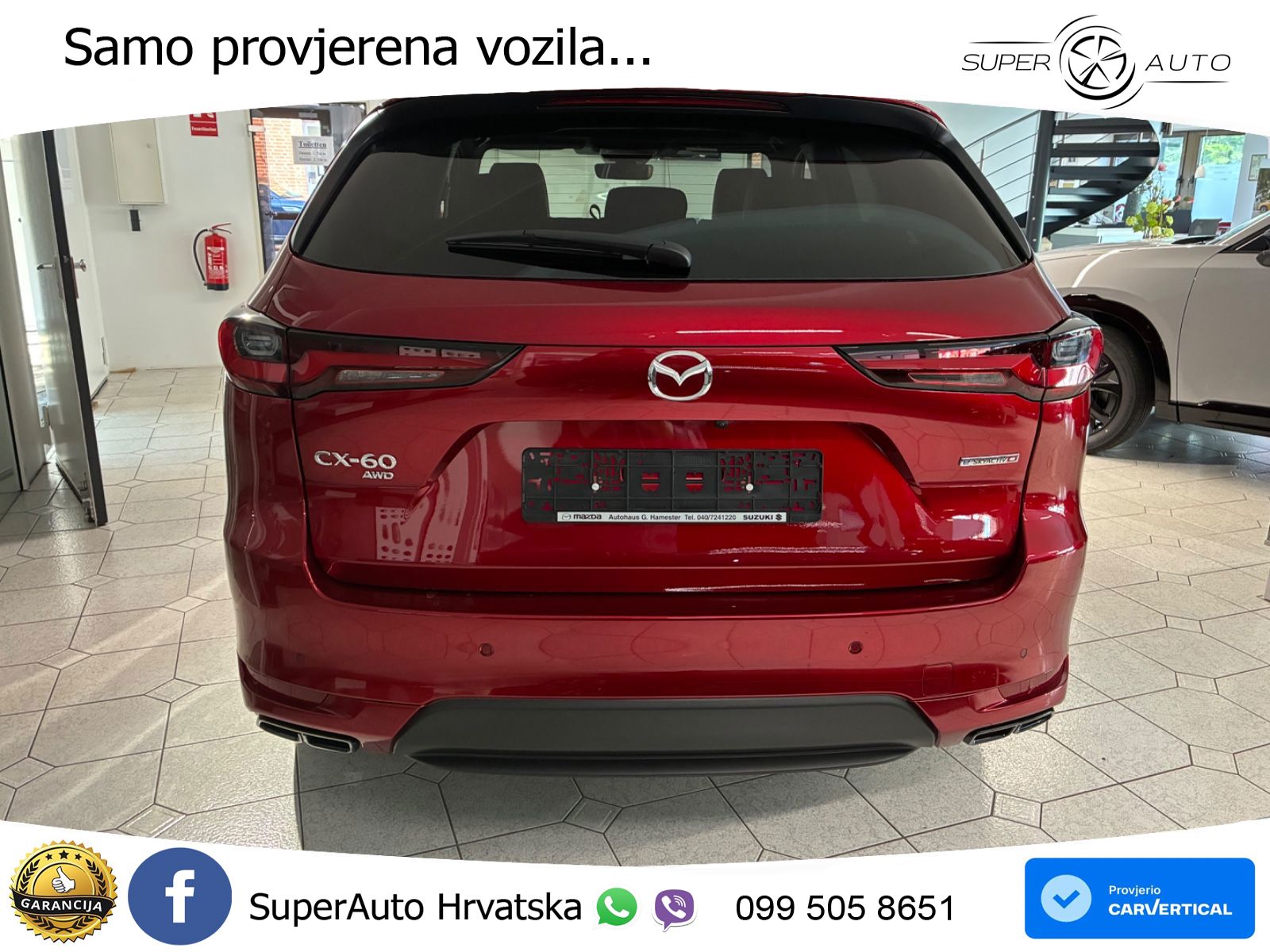 Mazda CX-60 3.3 e-Skyactiv D (254 KS) AWD Automatic LED+GR SJED+ACC
