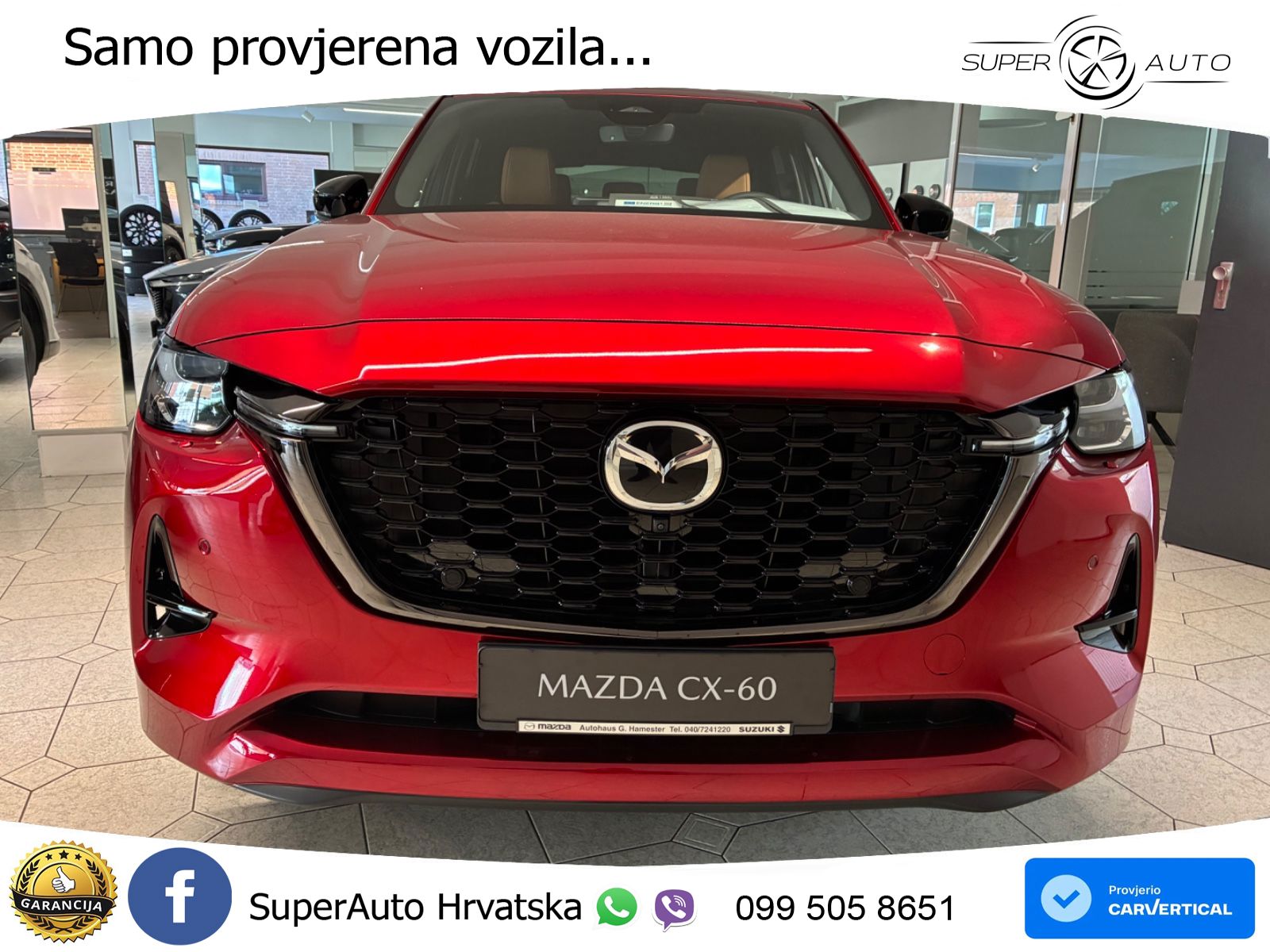 Mazda CX-60 3.3 e-Skyactiv D (254 KS) AWD Automatic LED+GR SJED+ACC