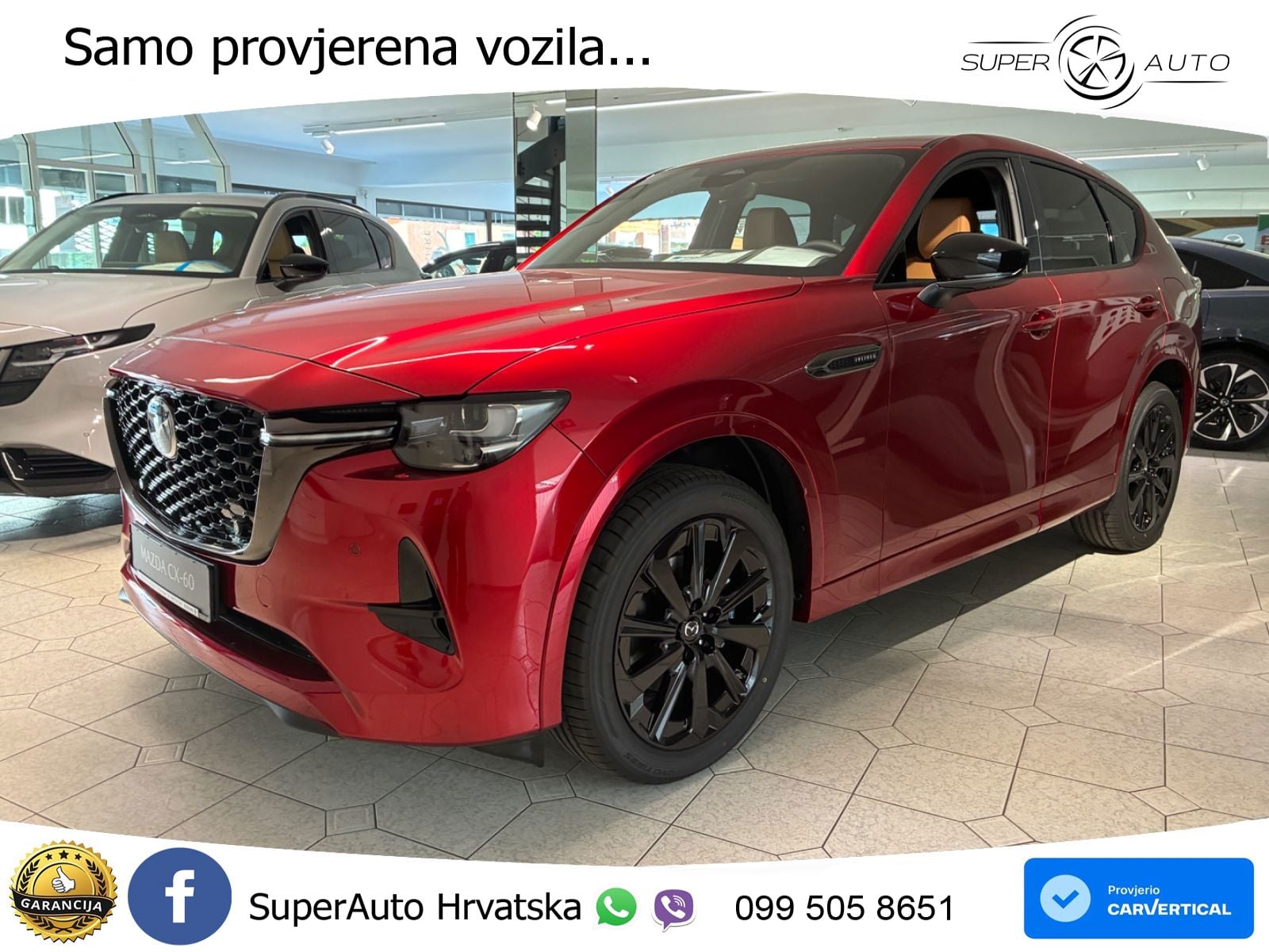 Mazda CX-60 3.3 e-Skyactiv D (254 KS) AWD Automatic LED+GR SJED+ACC