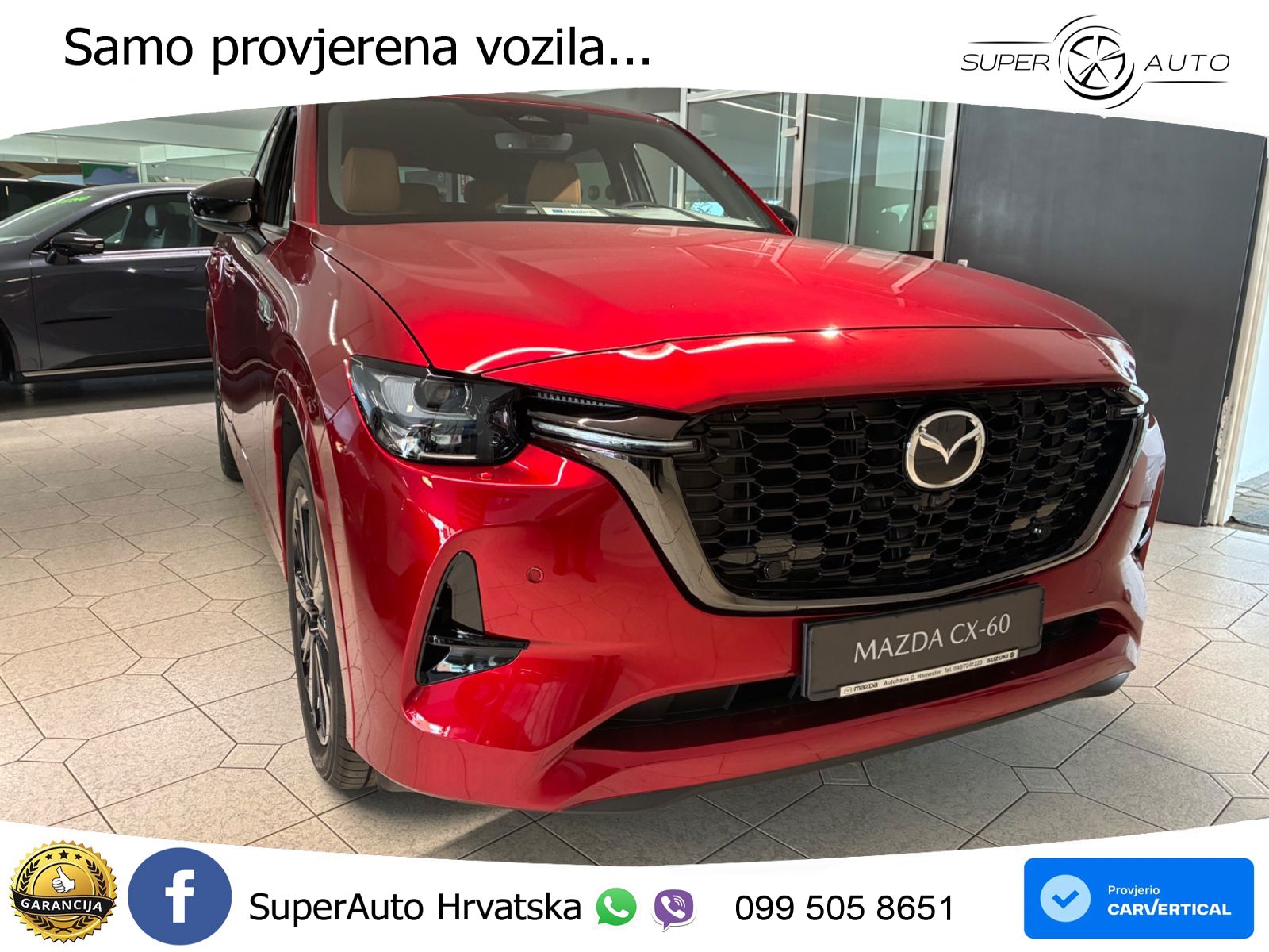 Mazda CX-60 3.3 e-Skyactiv D (254 KS) AWD Automatic LED+GR SJED+ACC