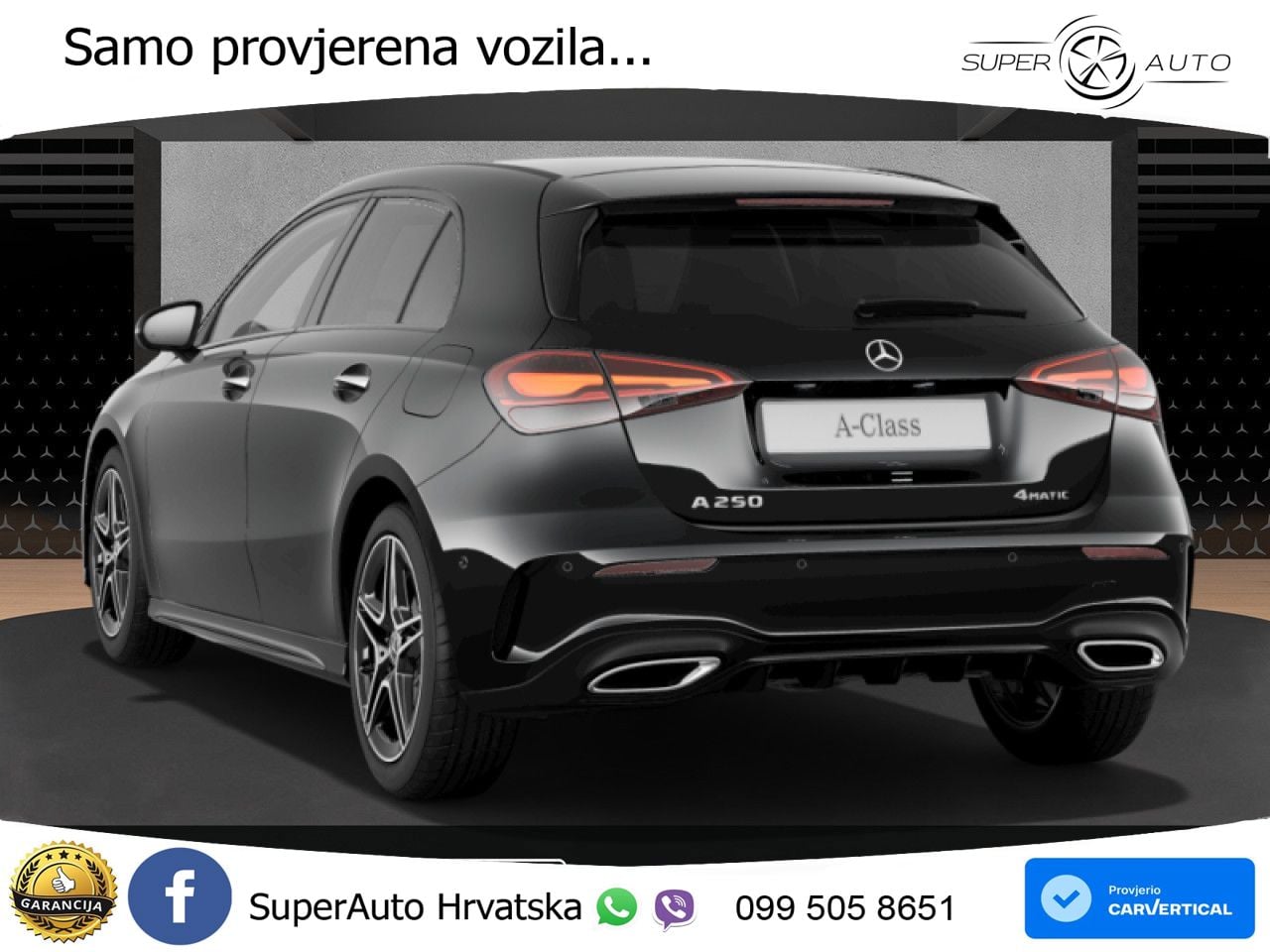 Mercedes-Benz A 250 4MATIC 8G-DCT AMG LED+GR SJED+ACC