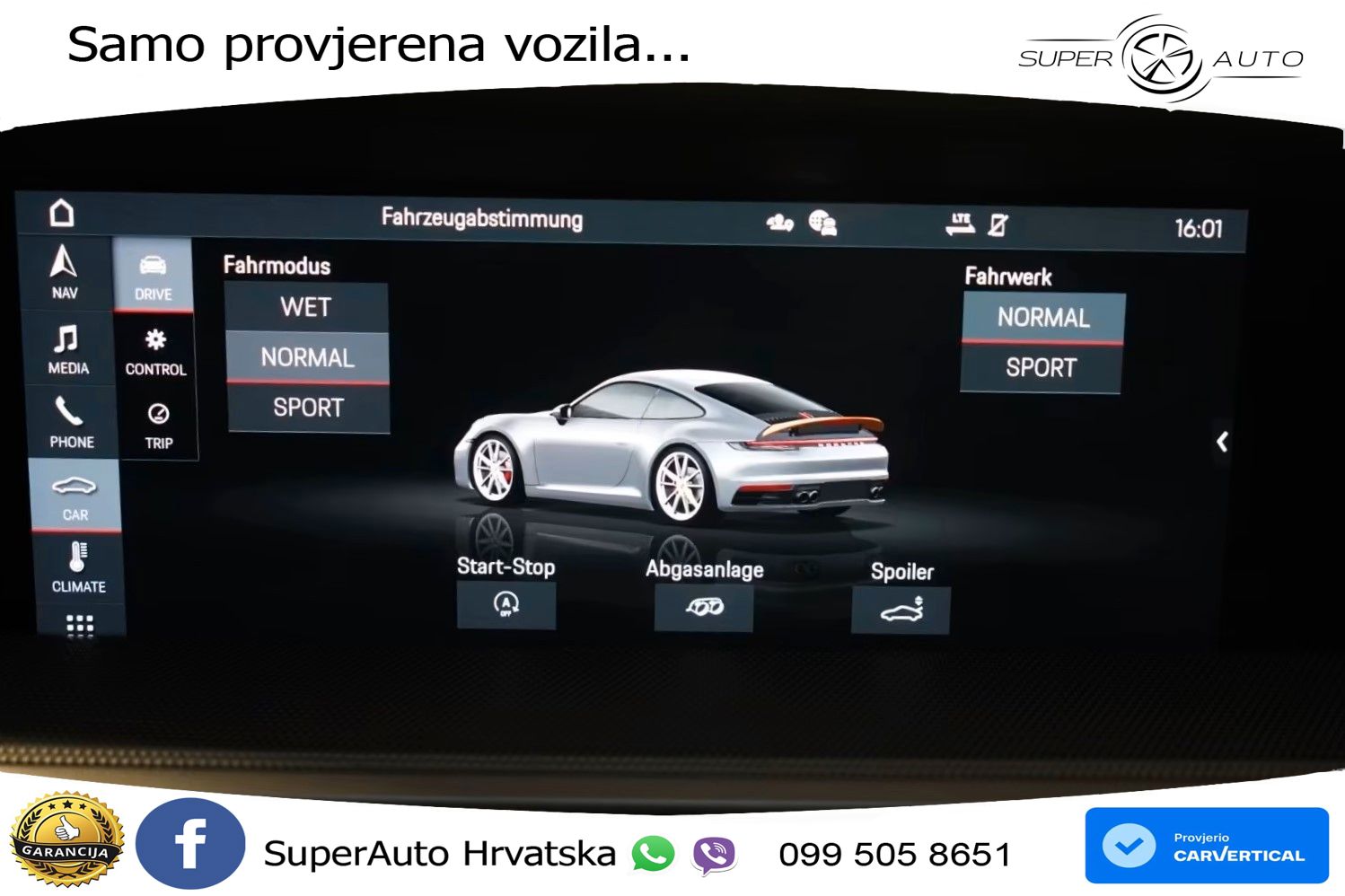 Porsche 911 Carrera 4 3.0 (385 KS) PDK LED+GR SJED+ACC