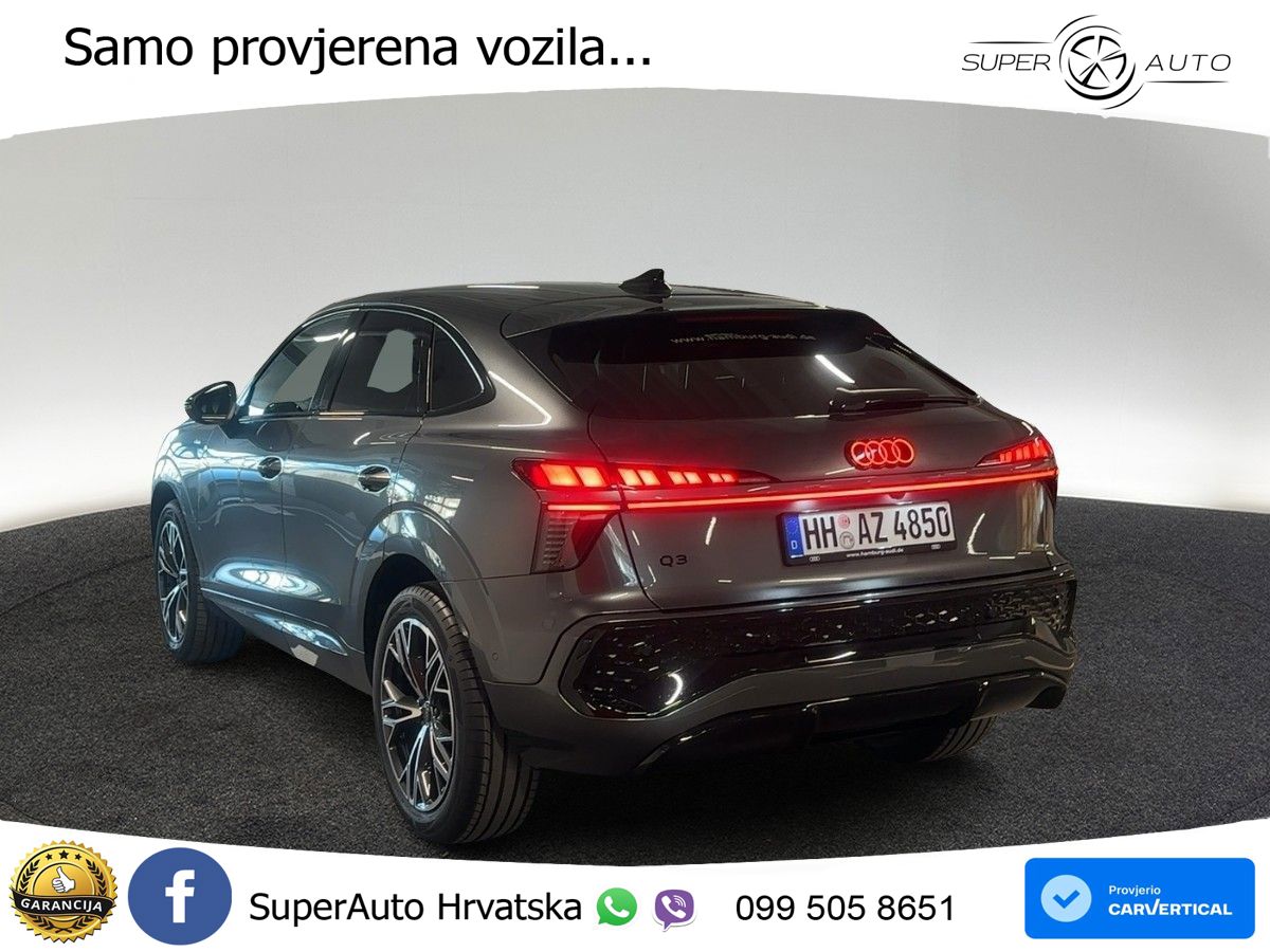 Audi Q3 Sportback 2.0 TDI (150 KS) S tronic LED+GR SJED+ACC