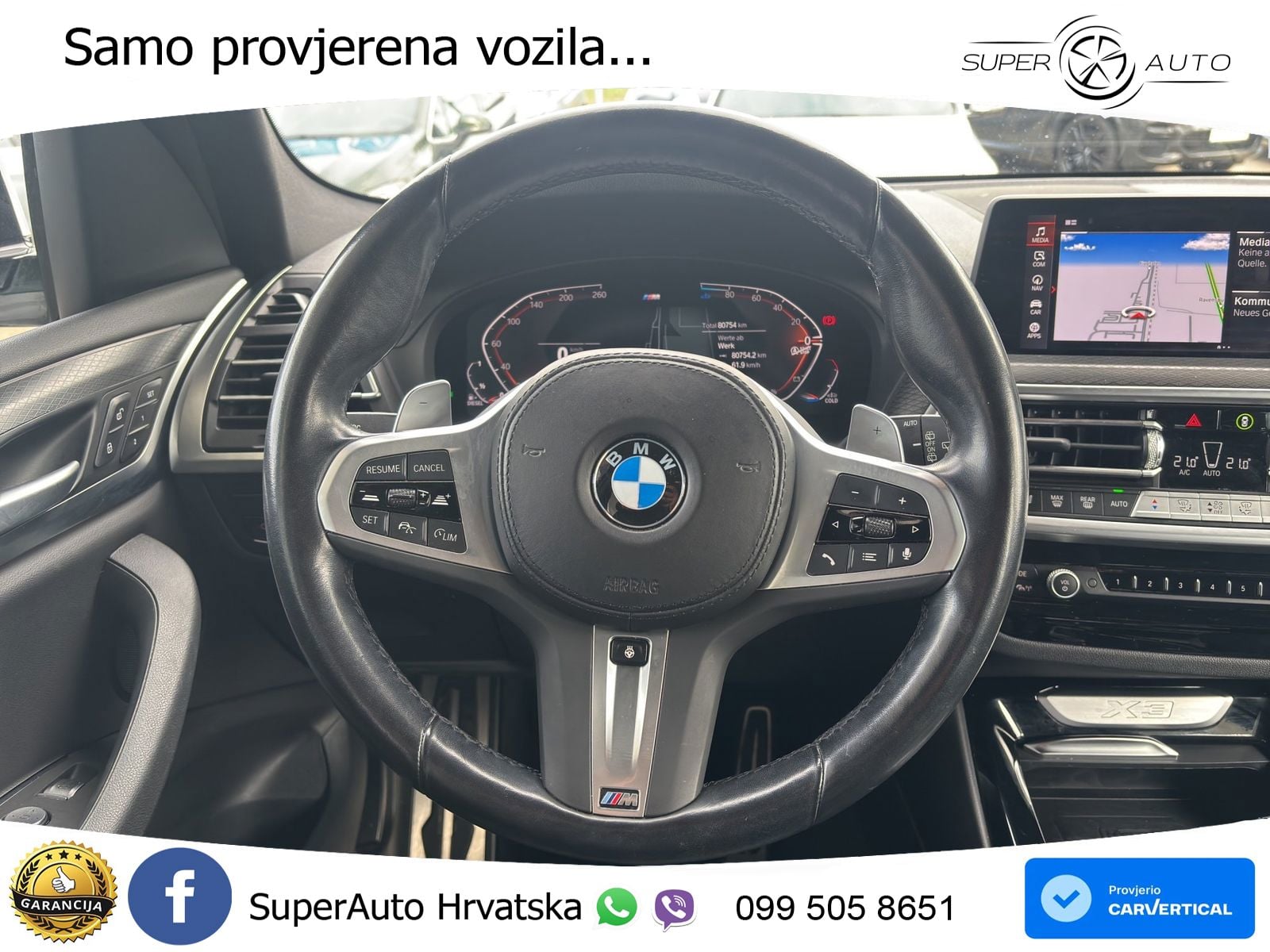 BMW X3 20d xDrive Steptronic M Sport LED+GR SJED+ACC