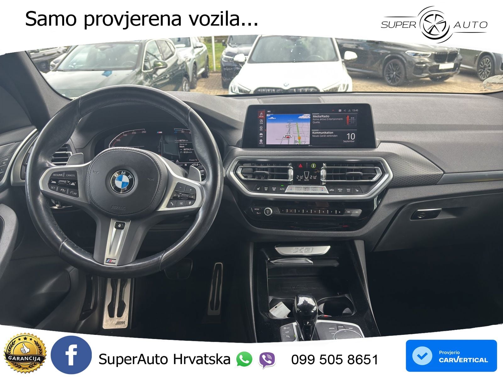 BMW X3 20d xDrive Steptronic M Sport LED+GR SJED+ACC